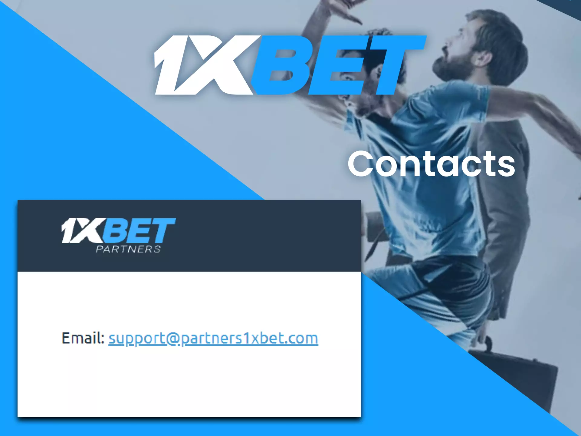 Contact 1xbet online support if you have questions about the affiliate club.