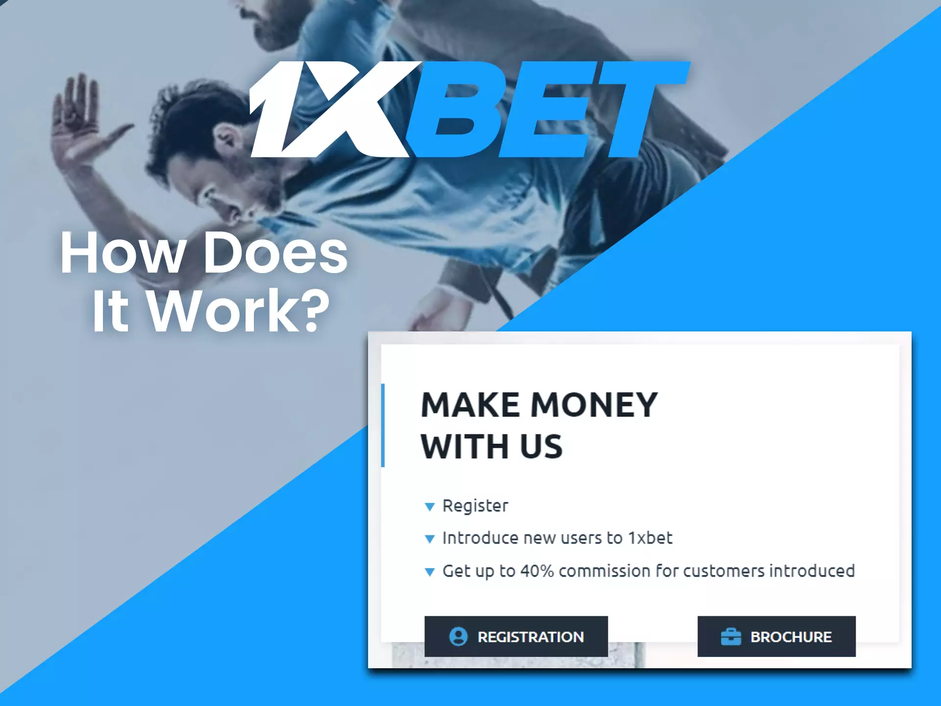 You can invite newcomers to the betting platform and get profit from the 1xbet affiliate program.