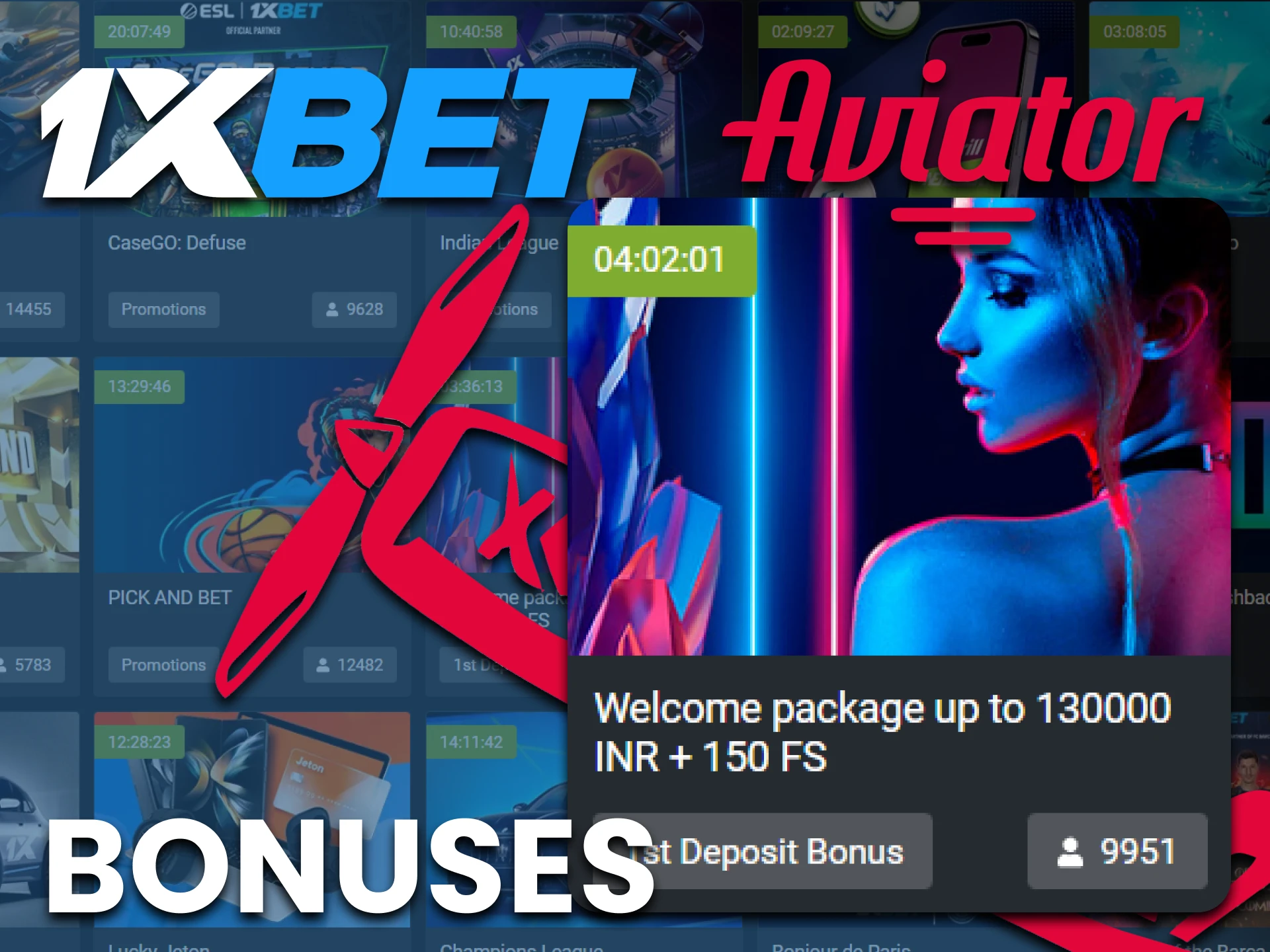 Use the welcome package for newcomers to increase your profit on 1xbet.