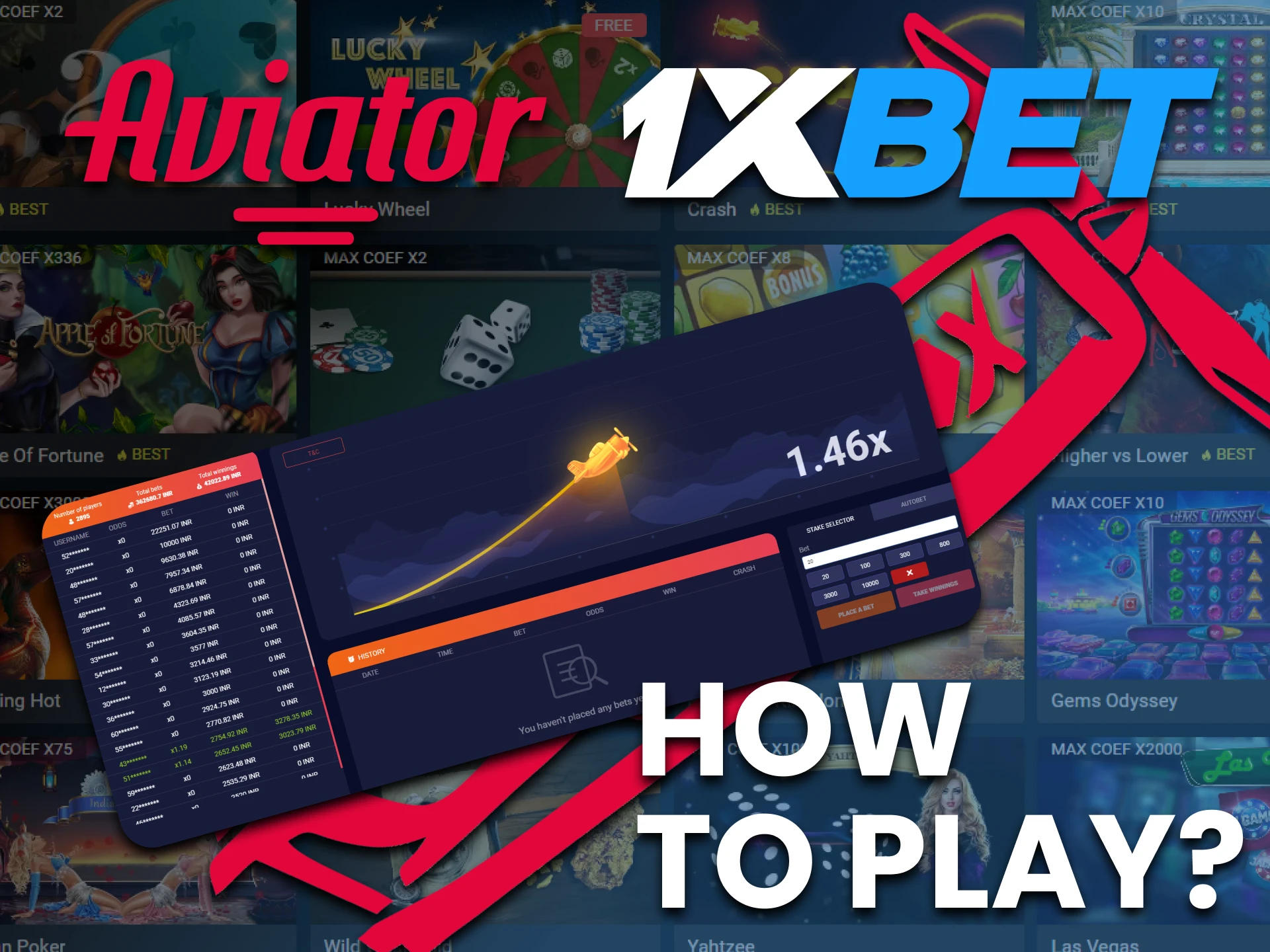 Launch the 1xbet website, find the game and start playing.