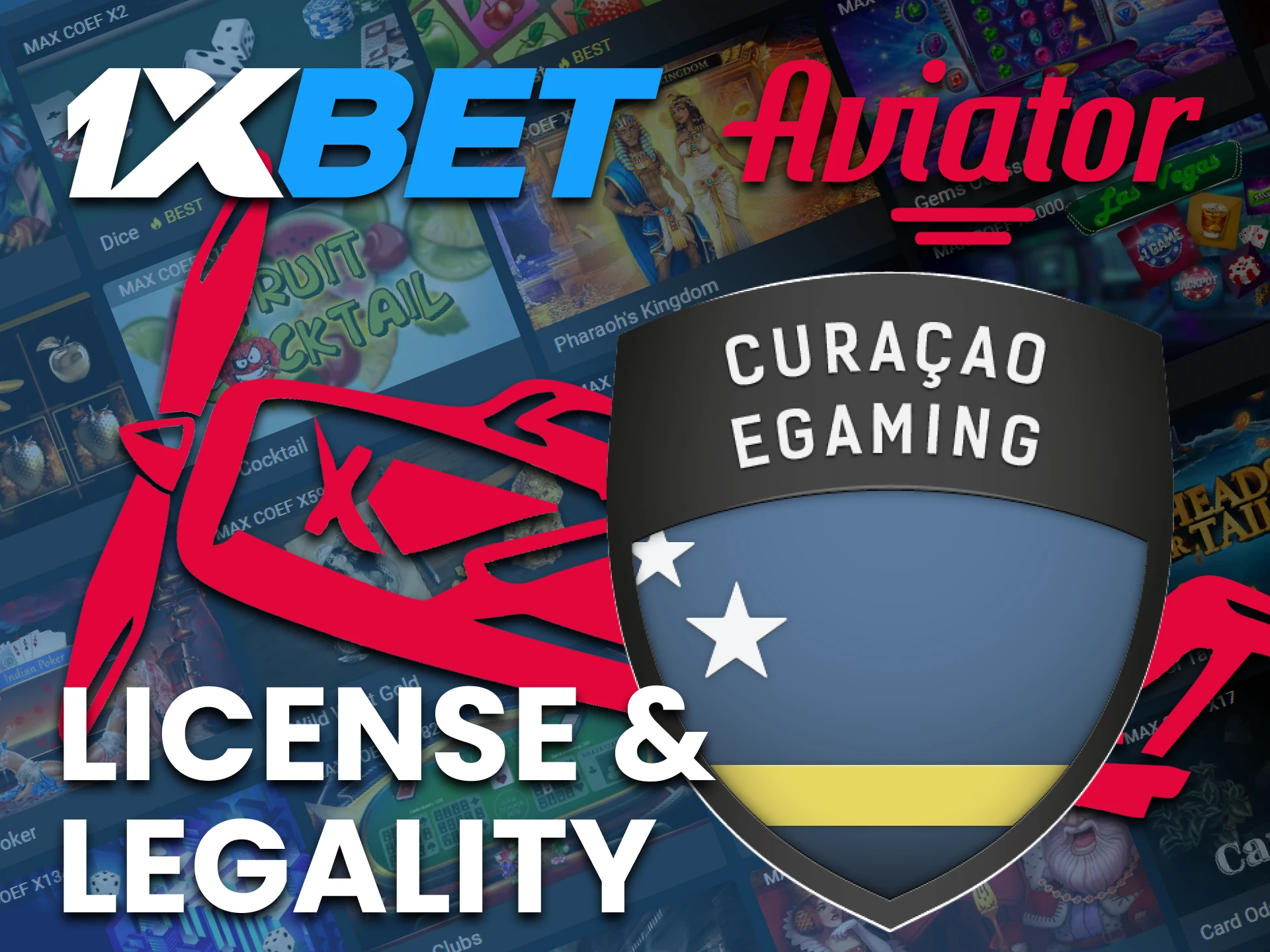 1xbet provides gambling services thanks to the Curacao license.