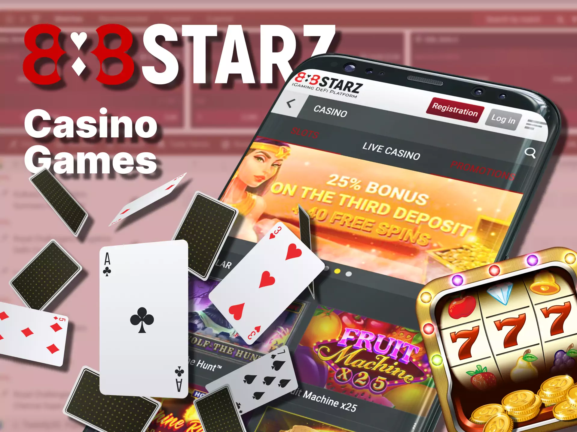 The casino at 888starz app offers you many different games.