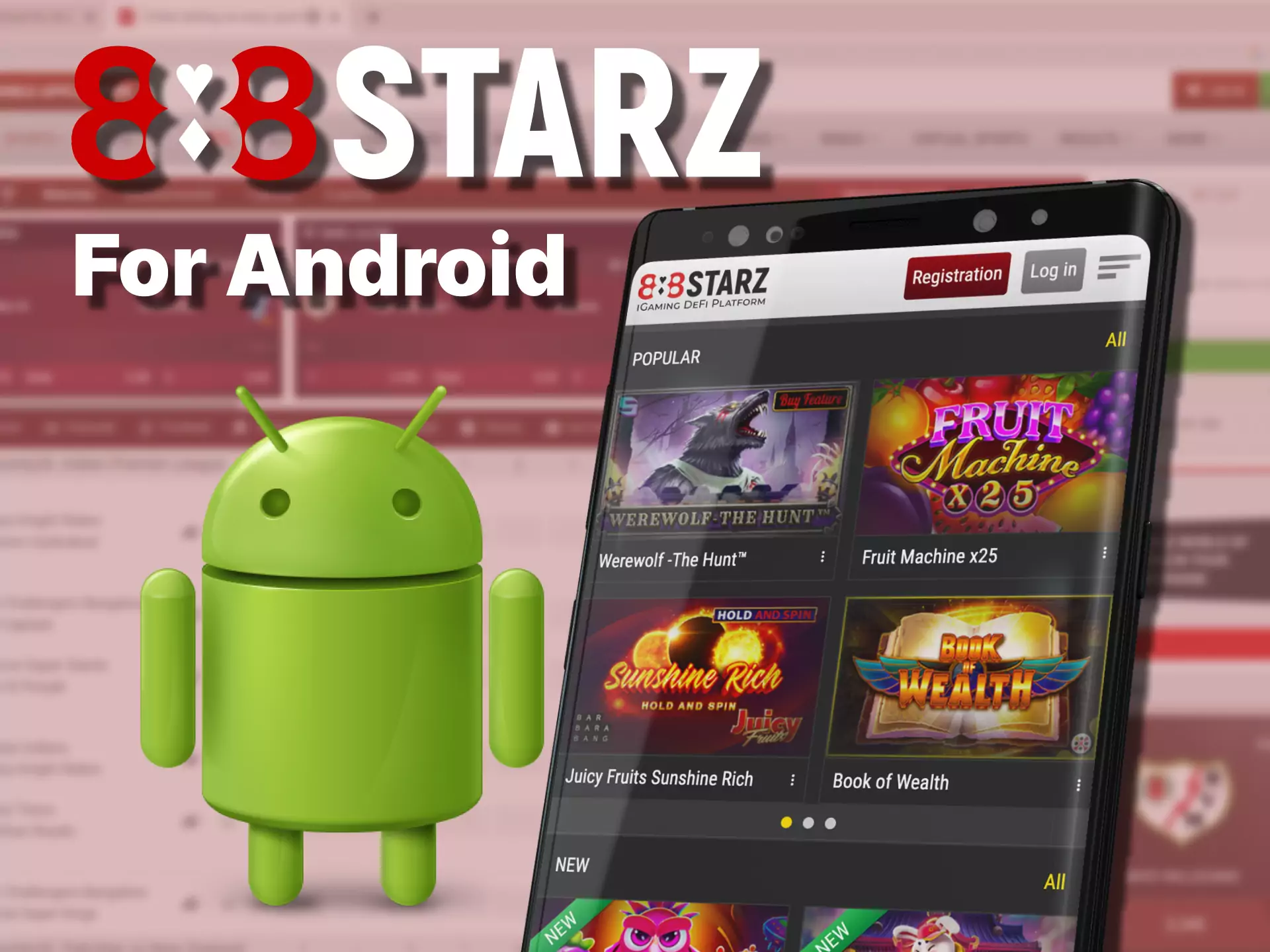 888starz app is available for users with Android devices.