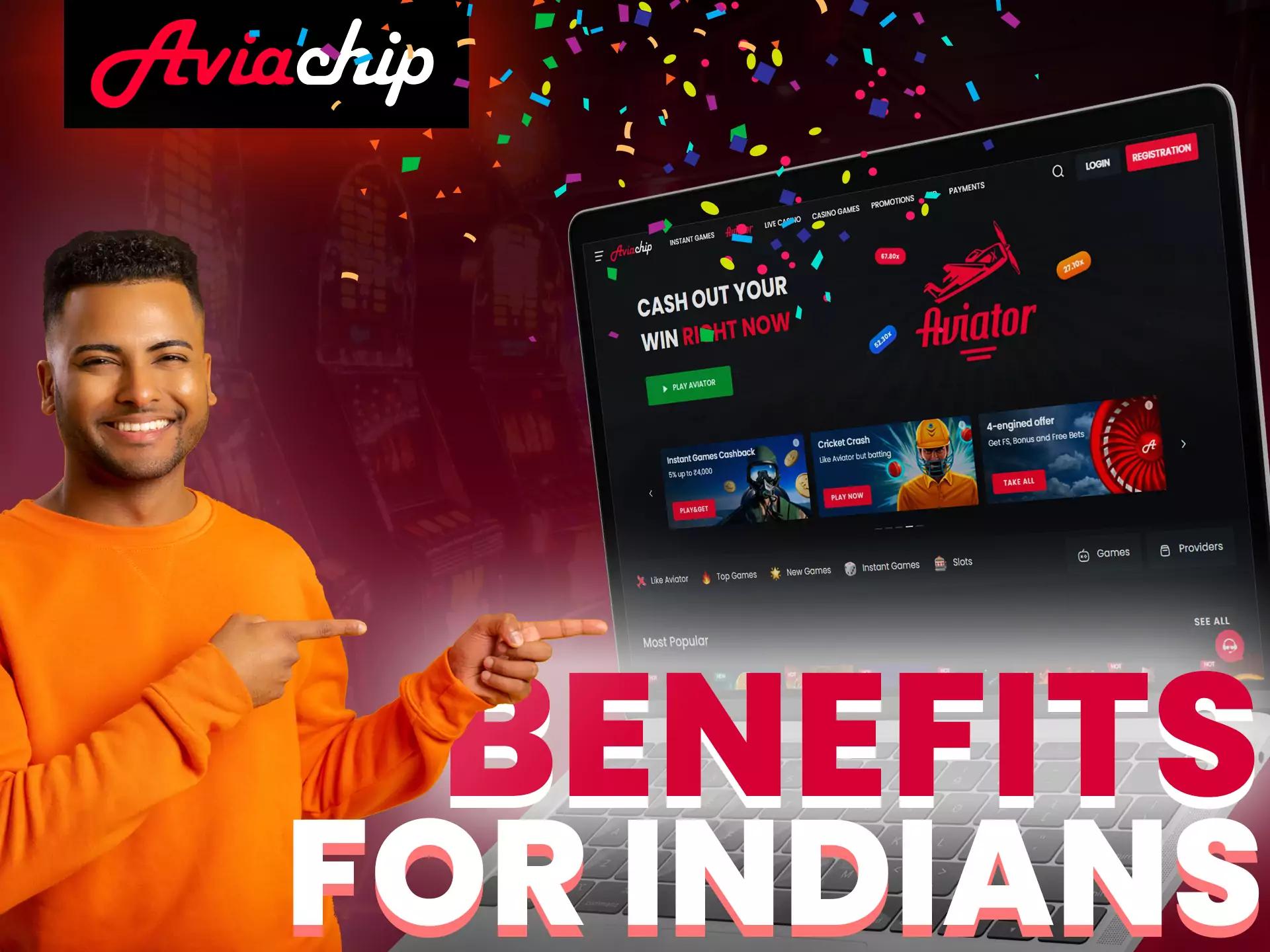 Aviachip offers its players special bonuses and benefits.