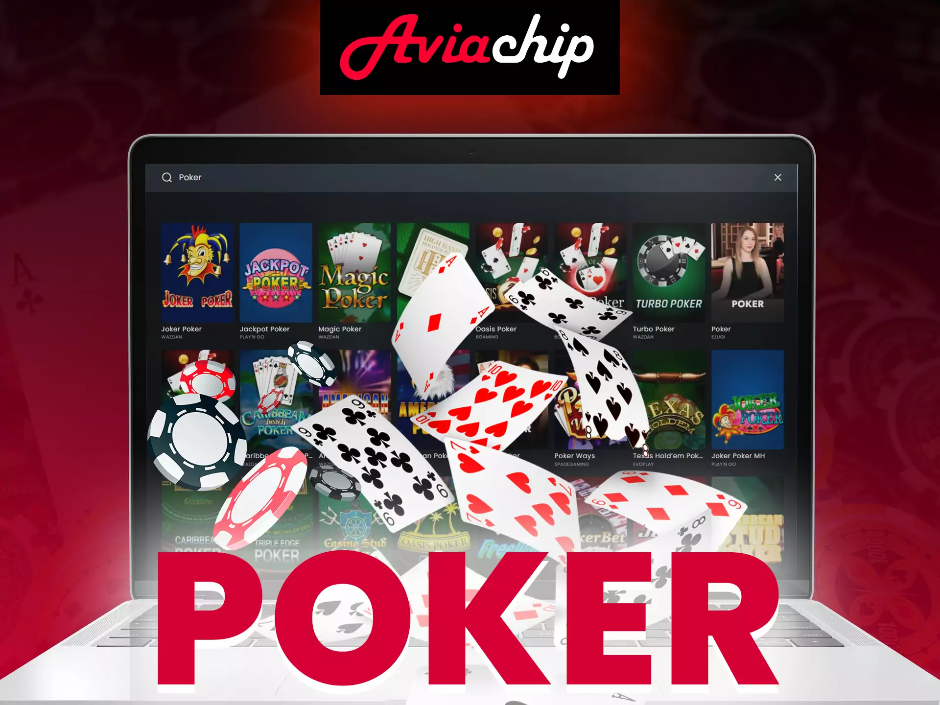 At Aviachip, play poker if you're a fan of the game.