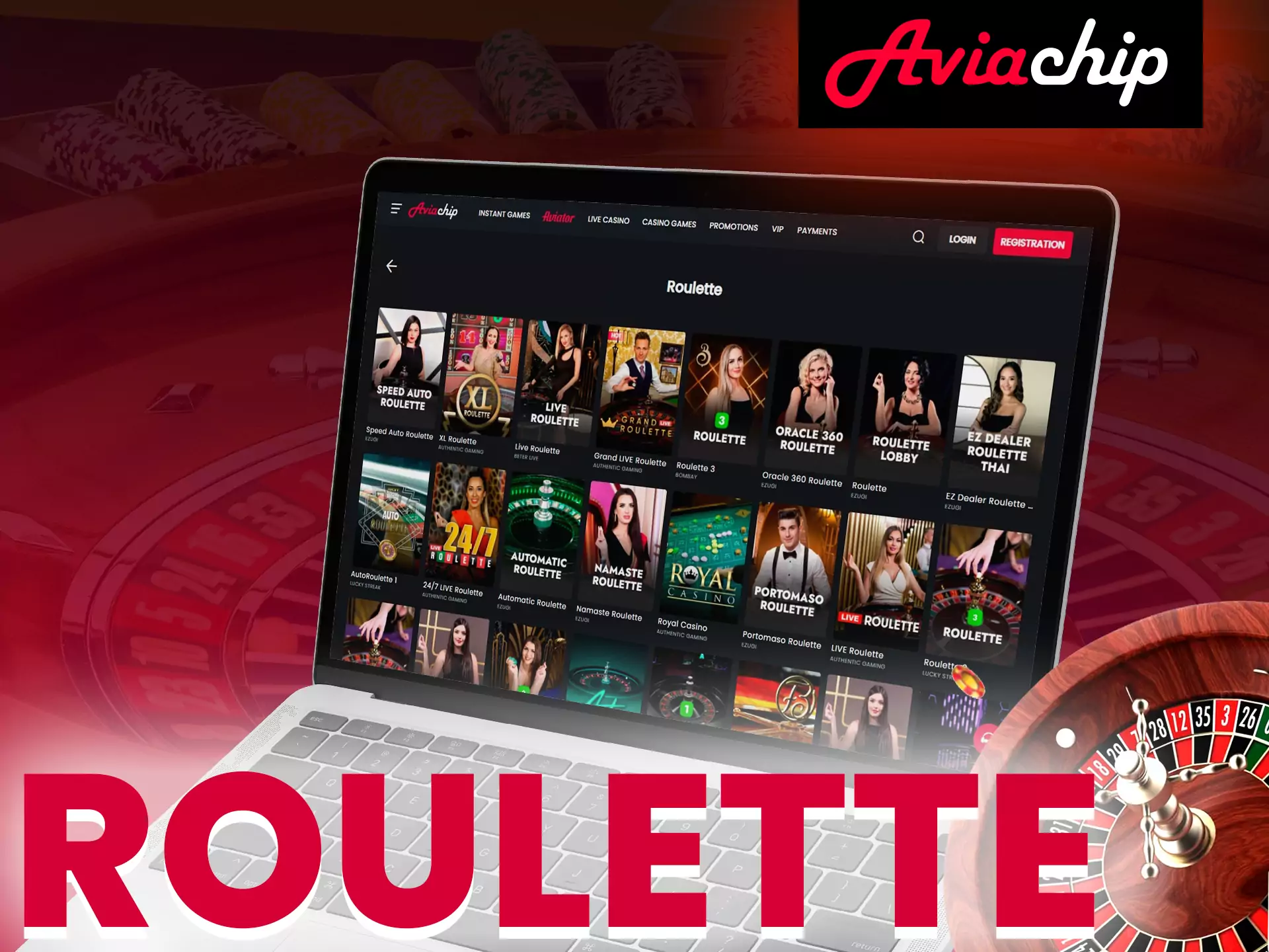 At Aviachip in the casino, try roulette.