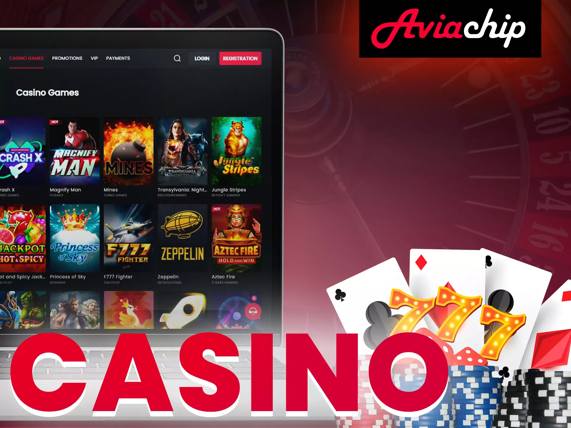 On Aviachip you can play baccarat.
