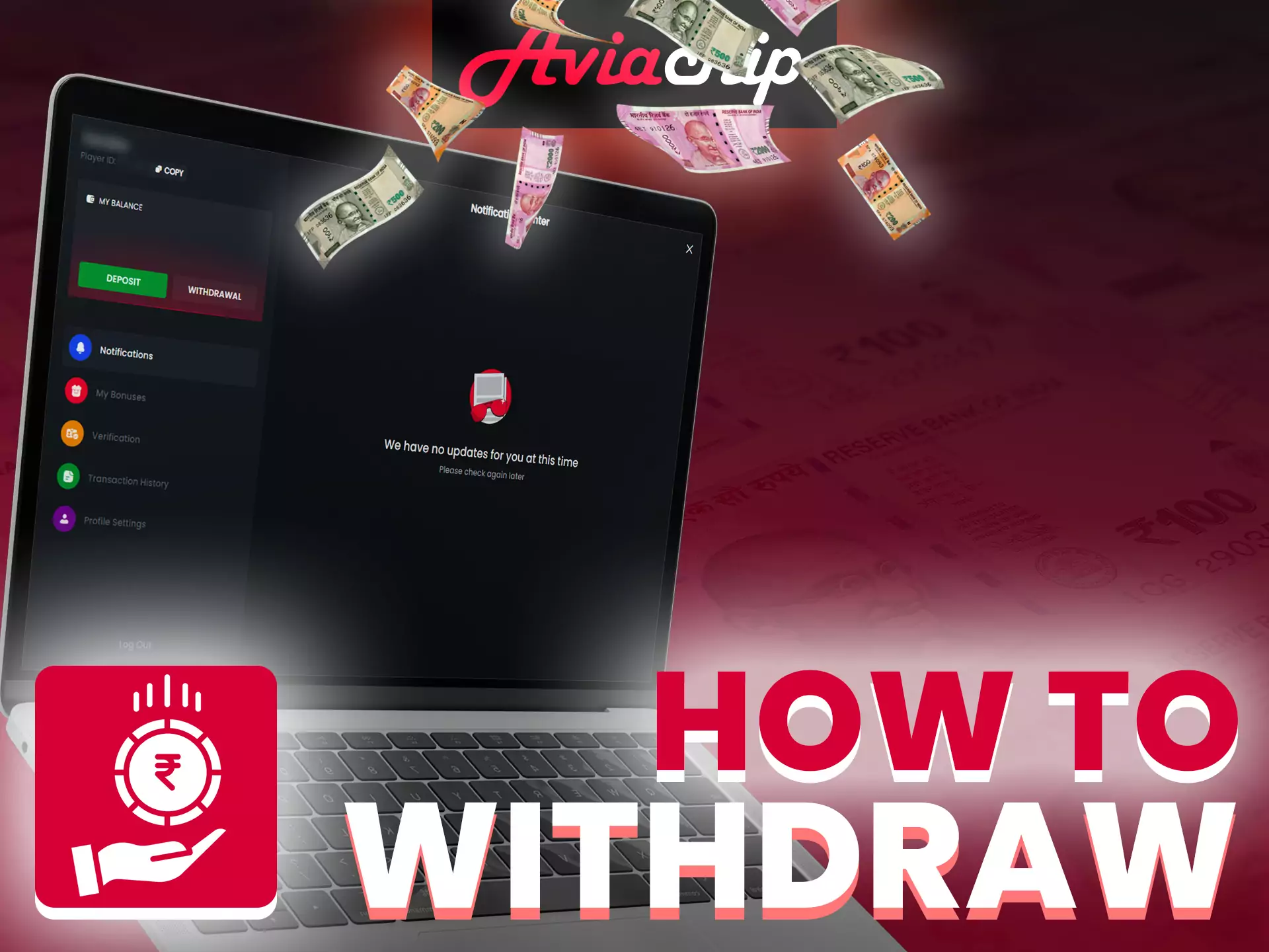 Find out how easy it is to withdraw your winnings from Aviachip.