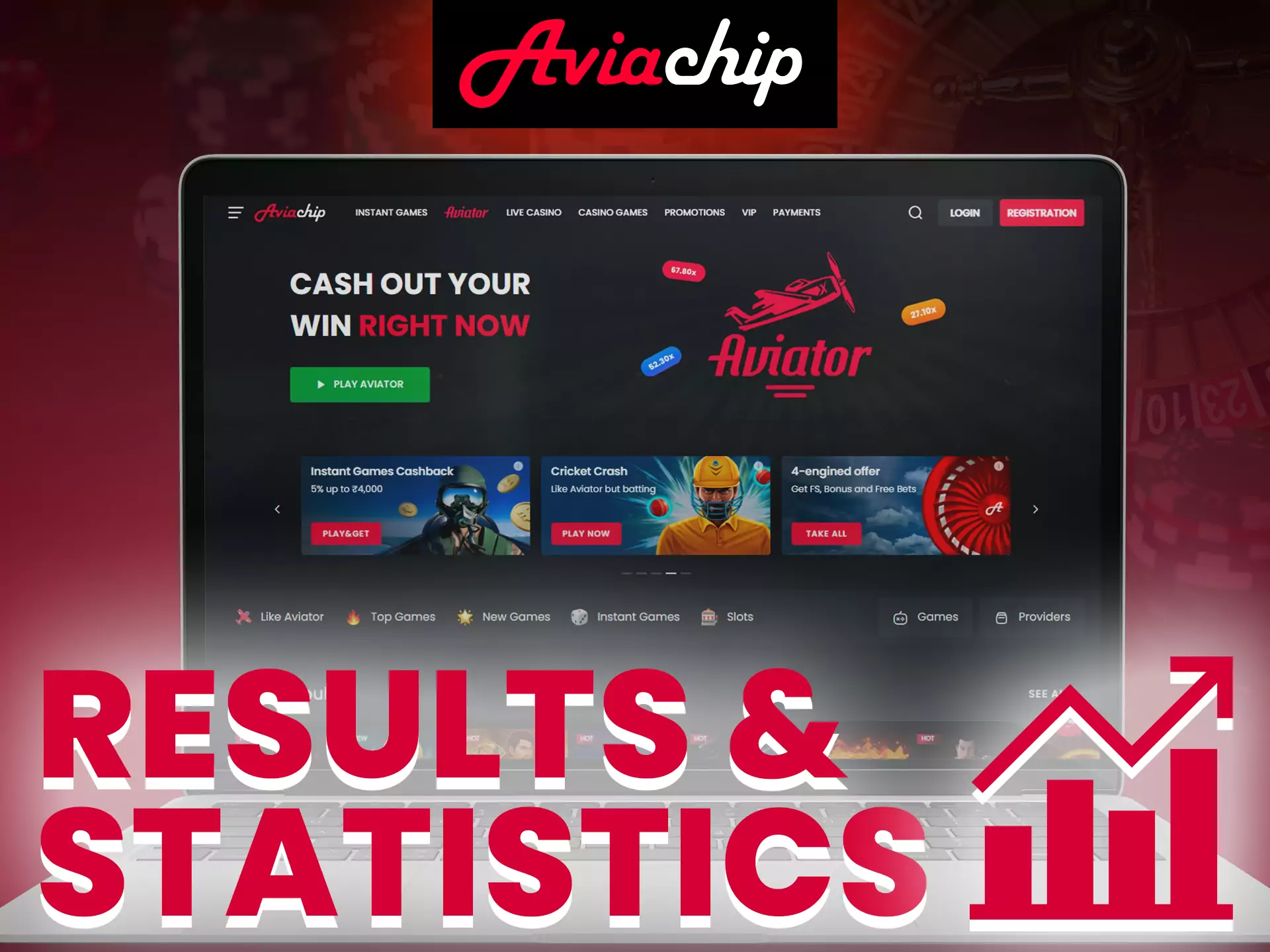 Aviachip provides you with statistics and match results for better predictions.
