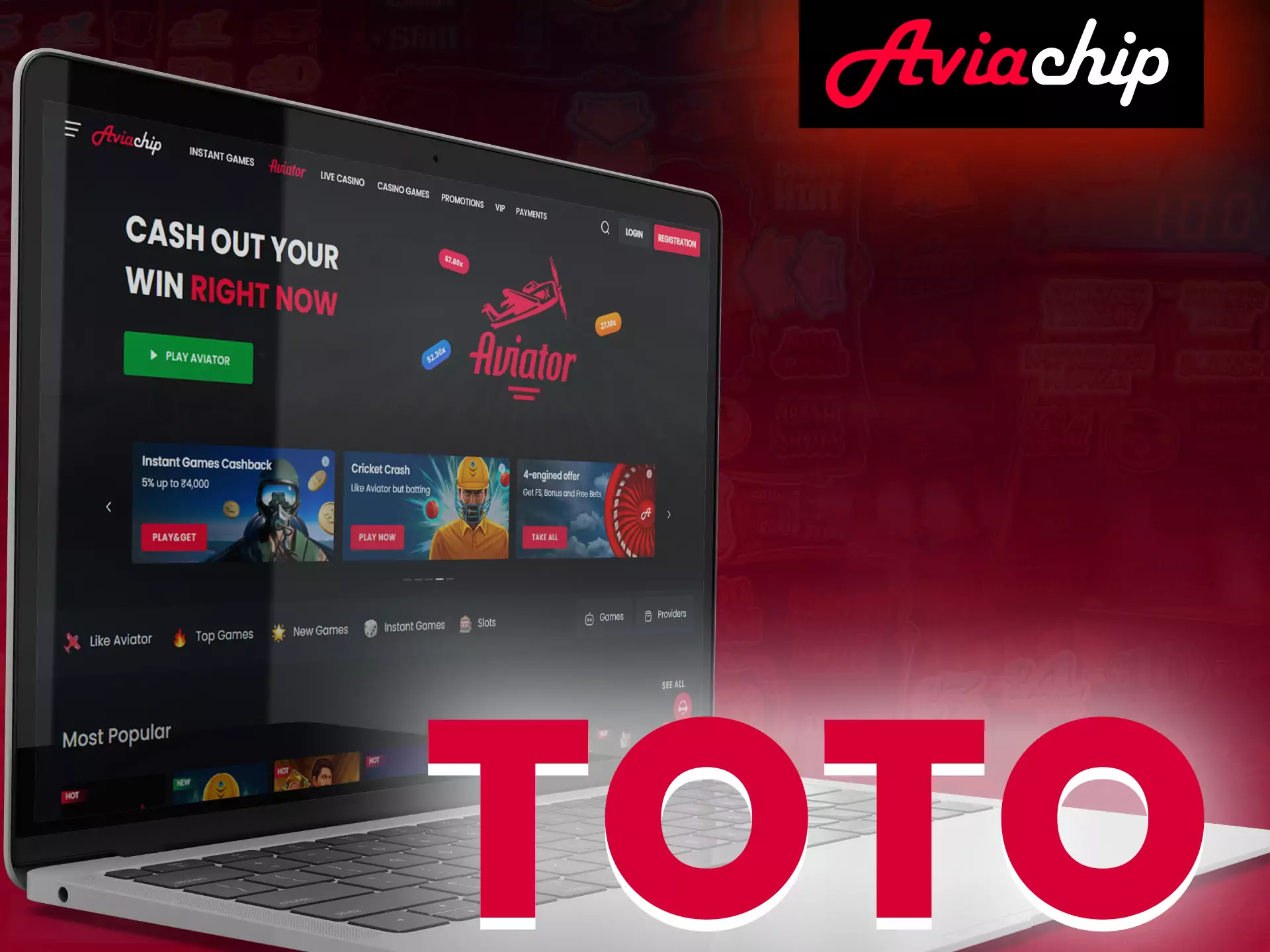 On Aviachip, play TOTO.