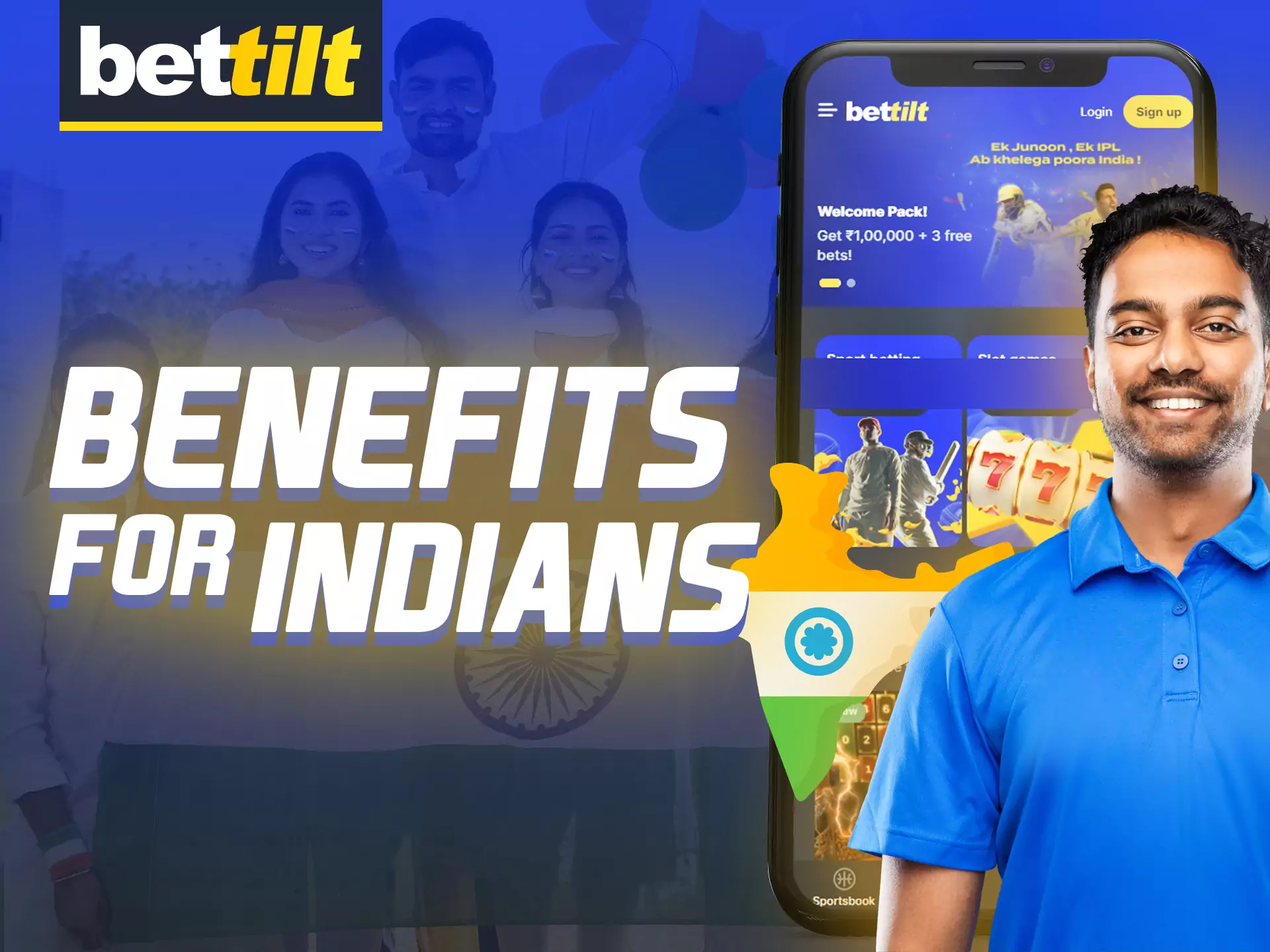 The Bettilt app offers its Indian players many benefits and bonuses.