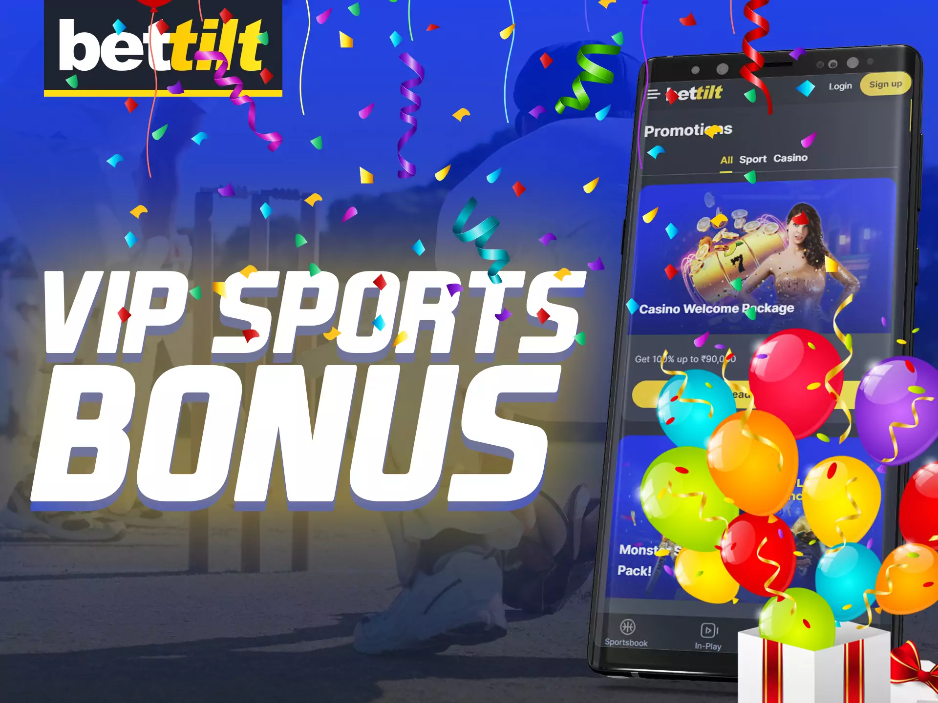 You can count on the VIP sports bonus of the Bettilt app.