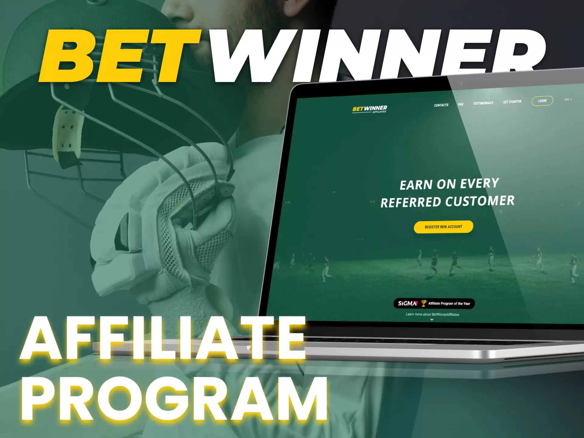 Join the Betwinner affiliate program and get bonuses for inviting new users.