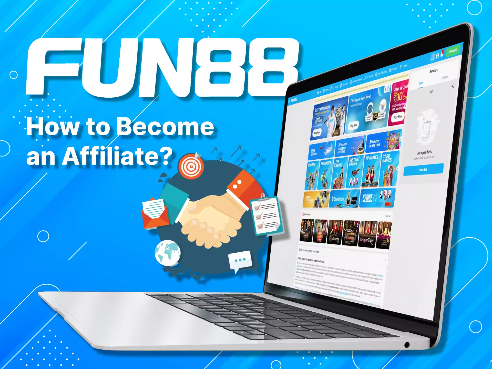 Find out how quickly you can become part of the Fun88 Affiliate Program.