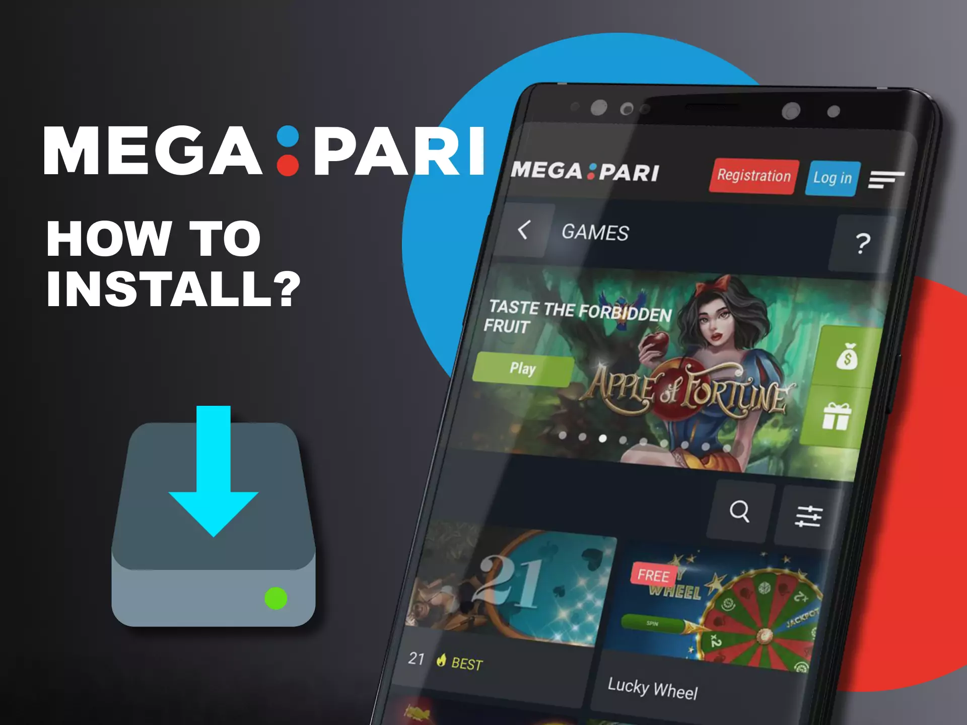 With these instructions, install the Megapari app on your device.