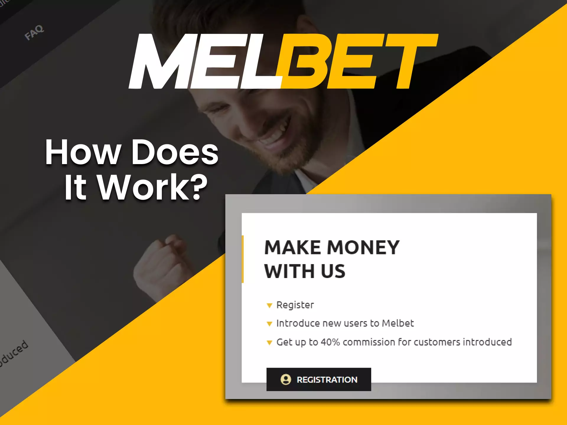You can invite newcomers to the betting platform and get profit from the Melbet affiliate program.