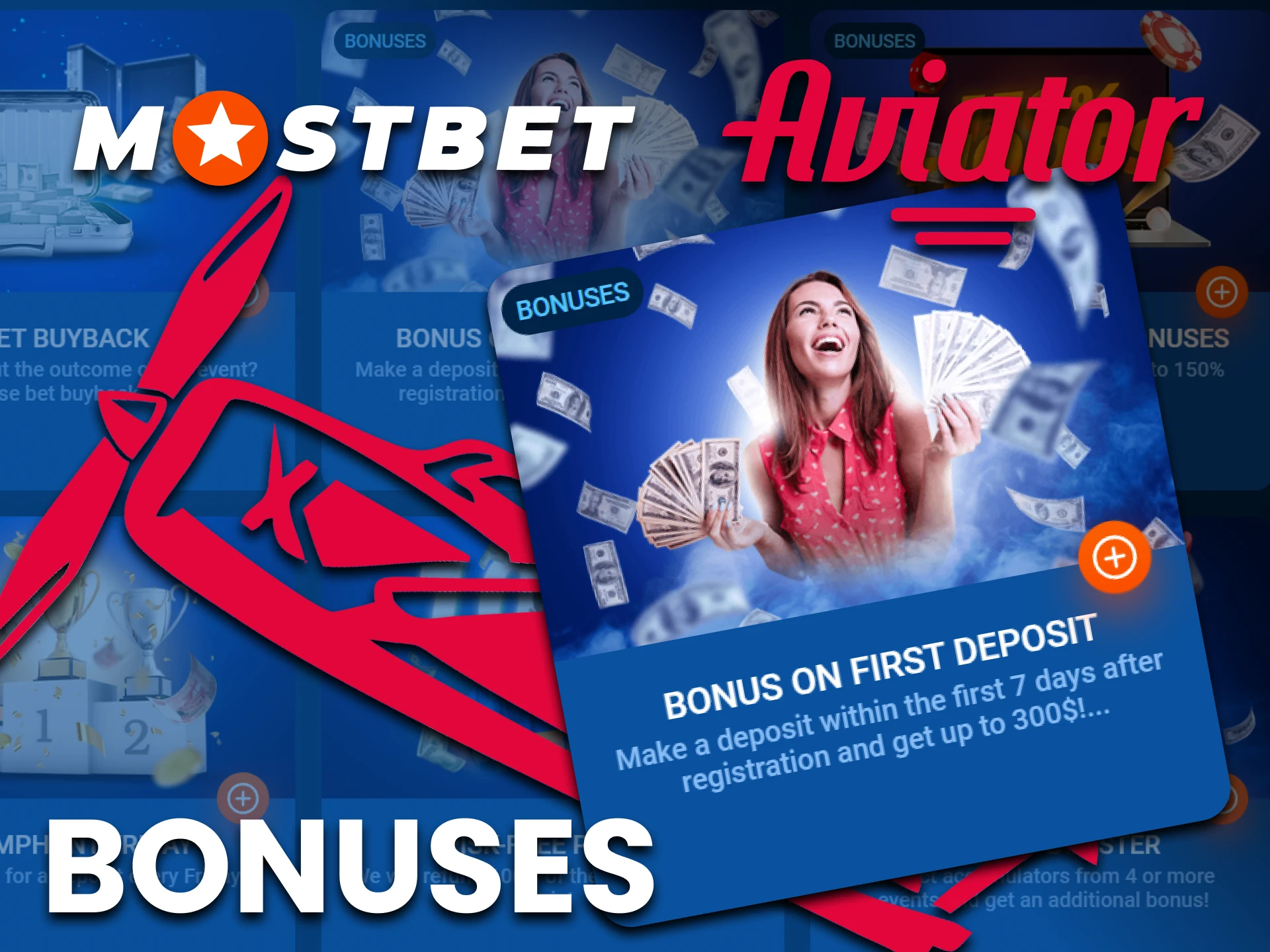 Any newcomer on Mostbet gets a bonus on the first deposit.