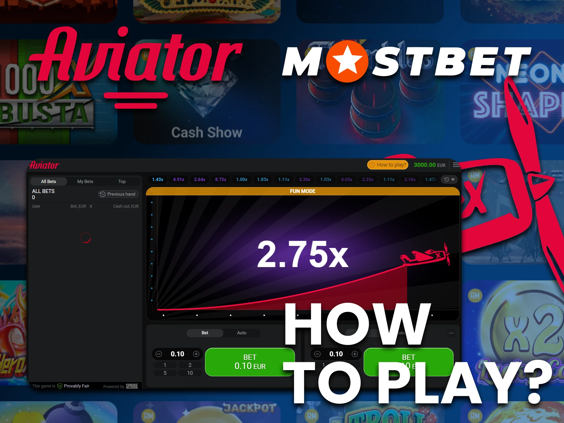 The rules of Aviator on Mostbet are simple.