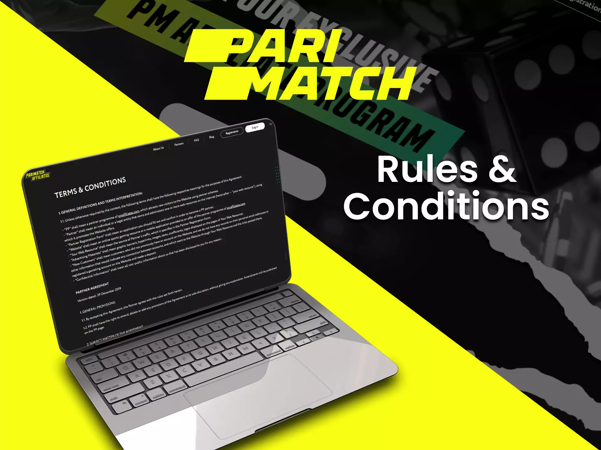 Follow the rules of the Parimatch affiliate program not to be banned by owners.