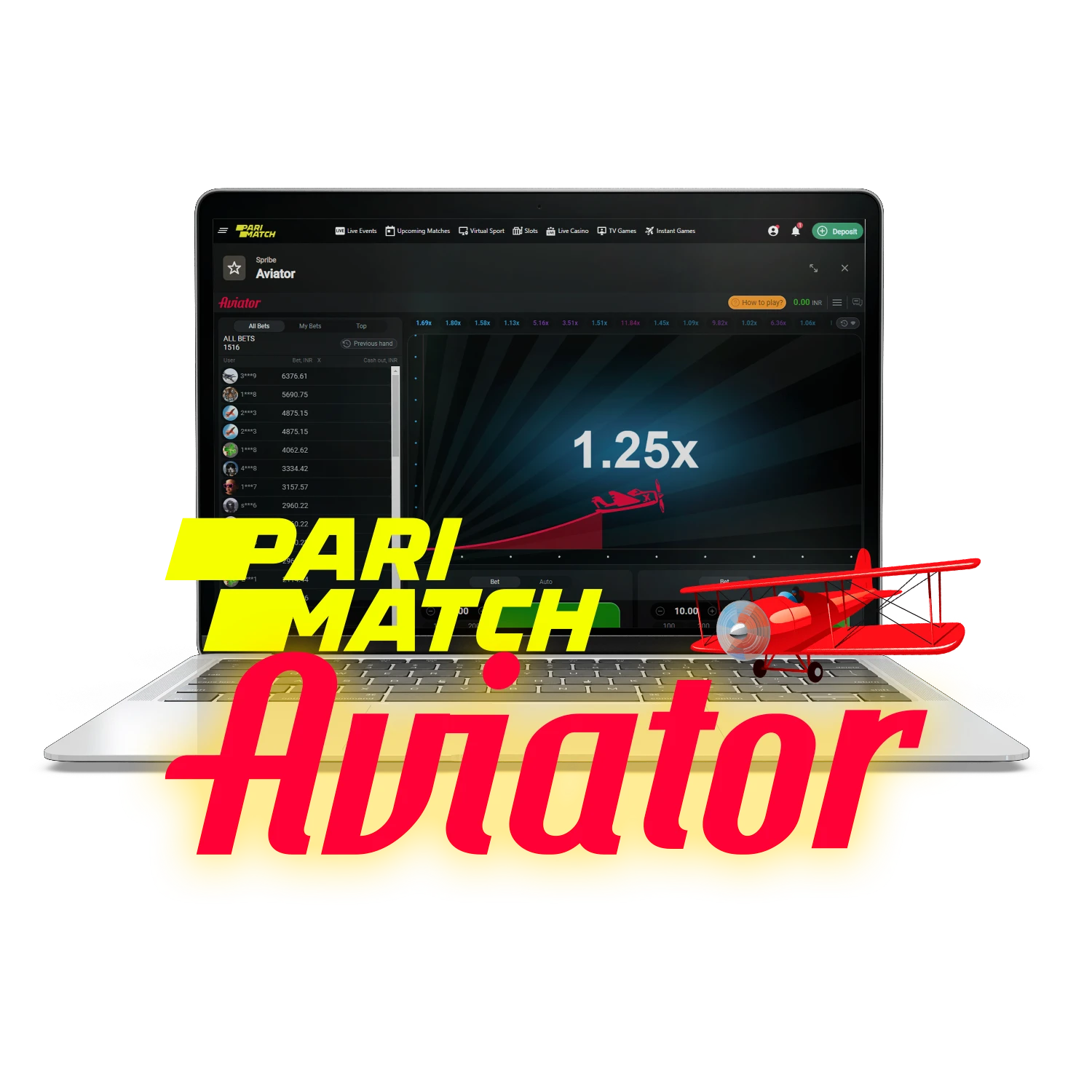 Learn how to play the Aviator game on the Parimatch website or in the app.