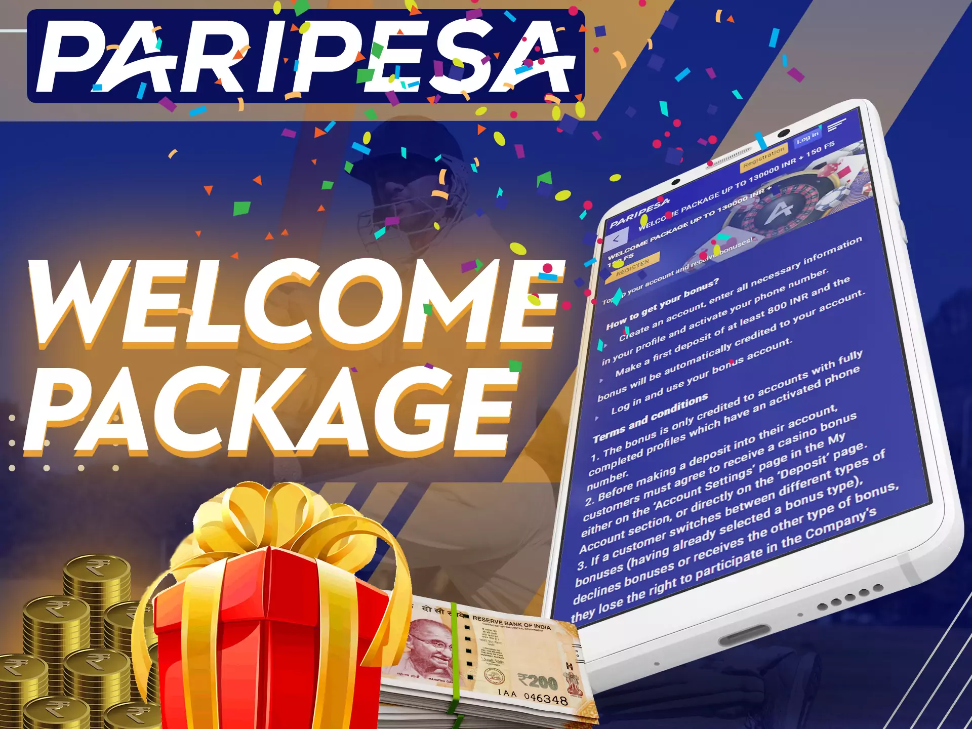 On the Paripesa app, be sure to get your welcome bonus.