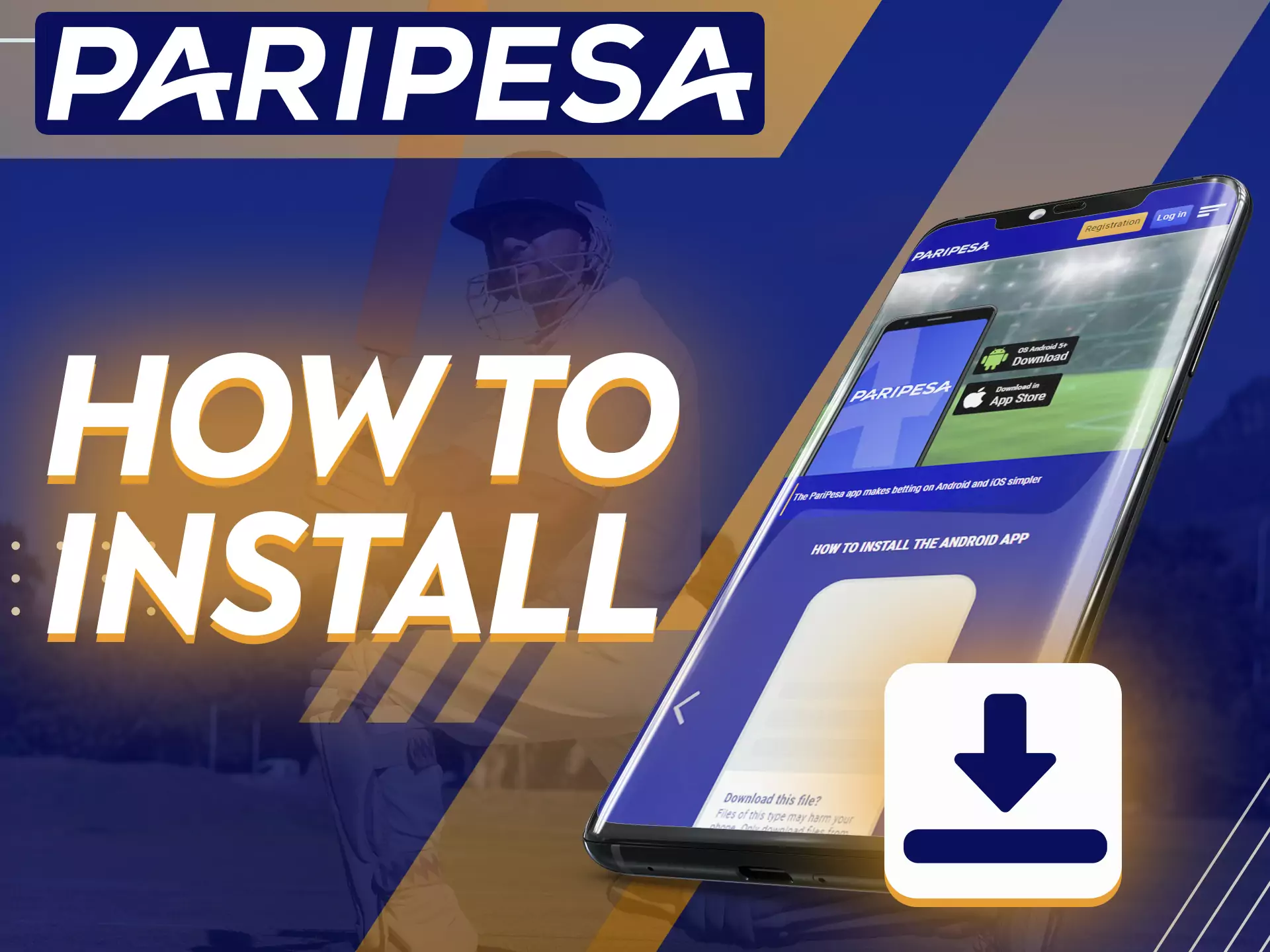 Learn how to simply install the Paripesa app on your phone.