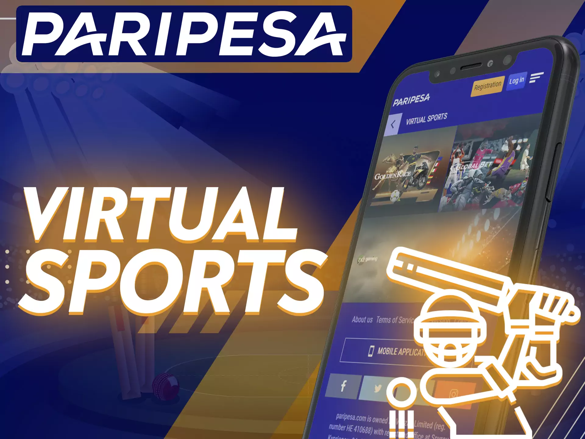 At Paripesa app, bet on virtual sports.