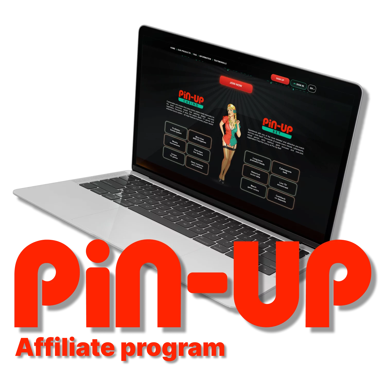 A profitable Pin-Up affiliate program is available to you.