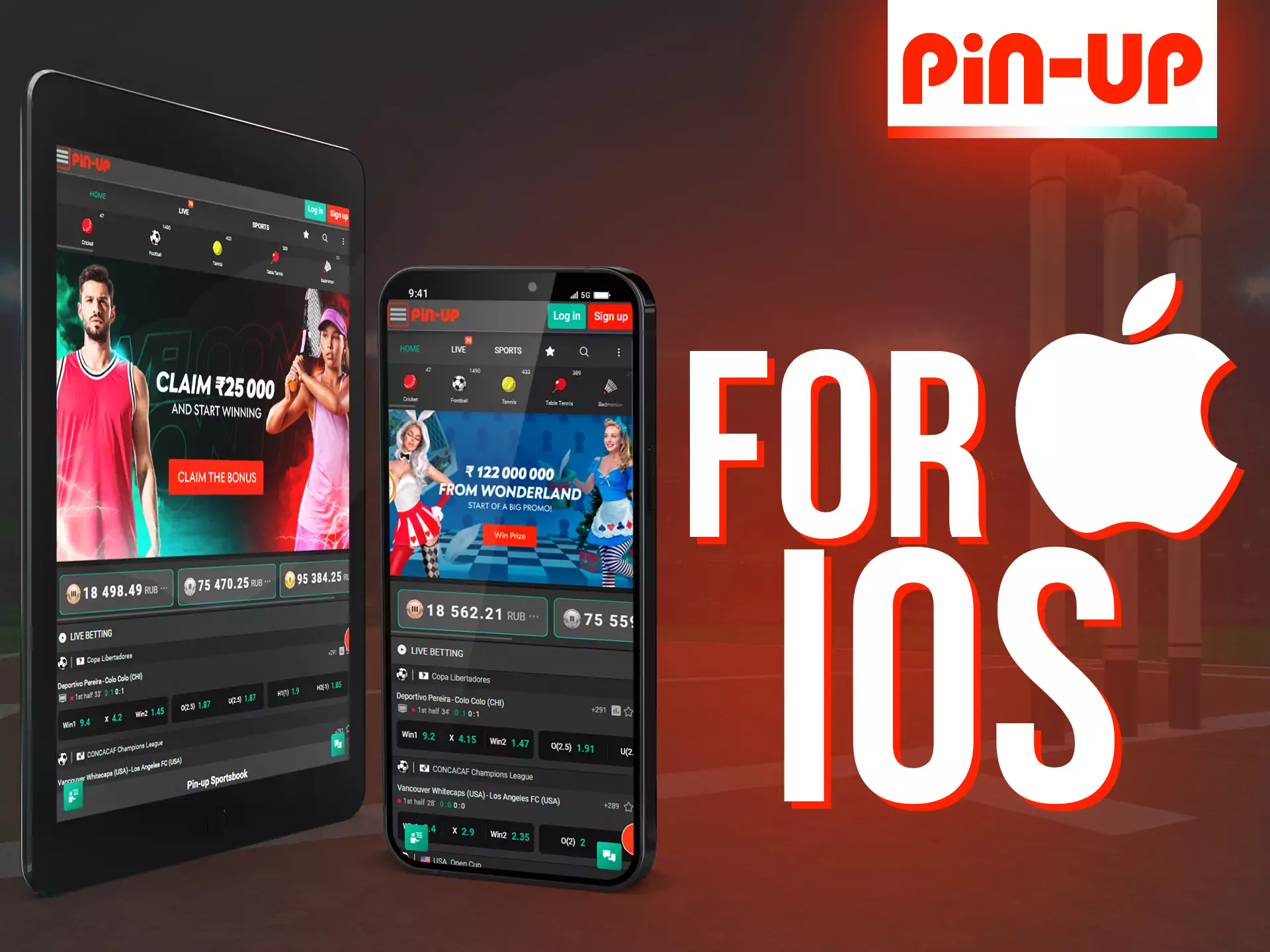 Install the Pin-Up app on your iOS device.