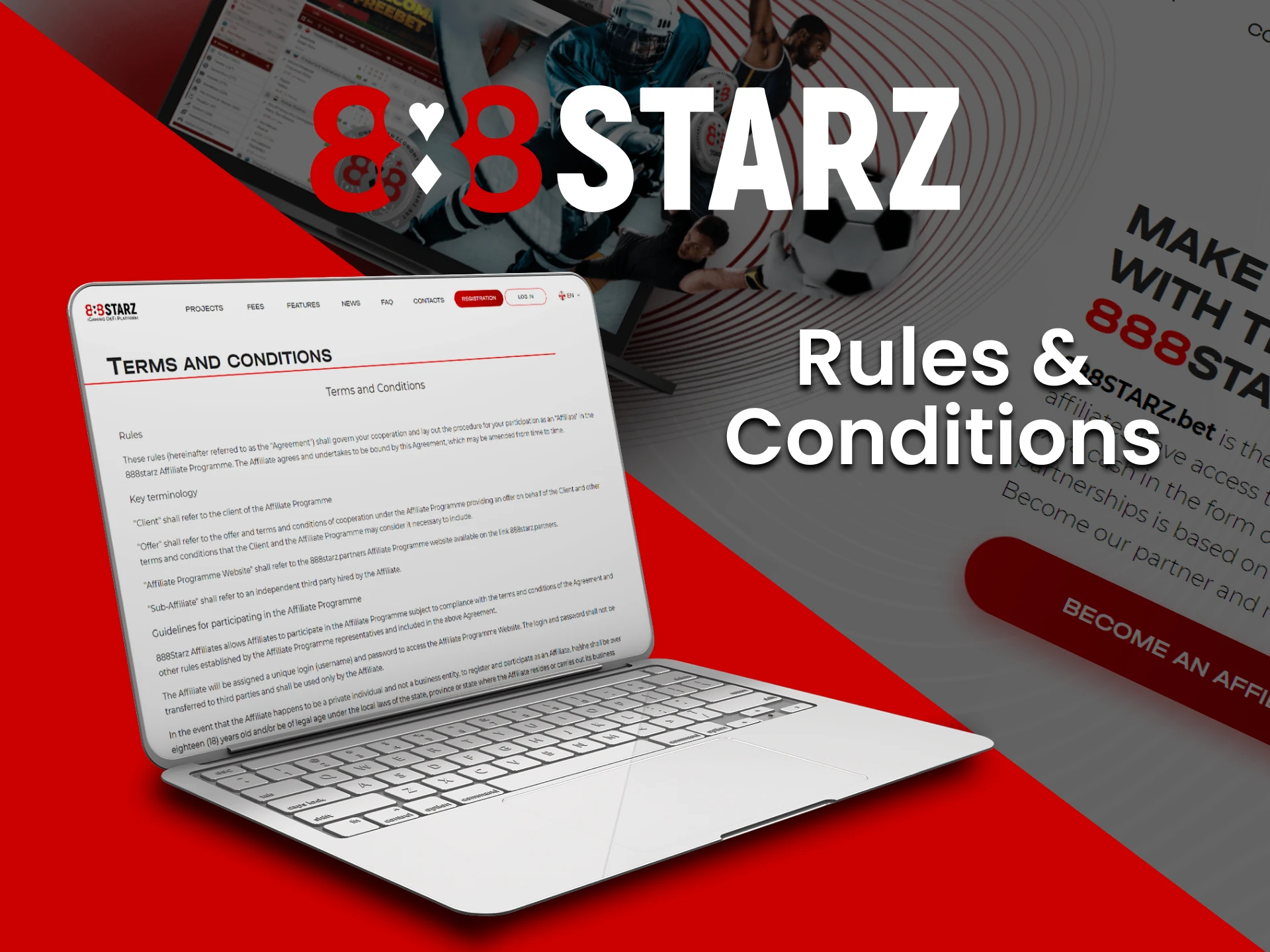 Read 888starz affiliate program rules.
