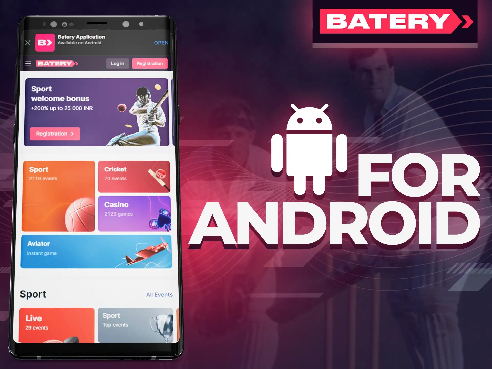You can install Batery app on your Android phone.