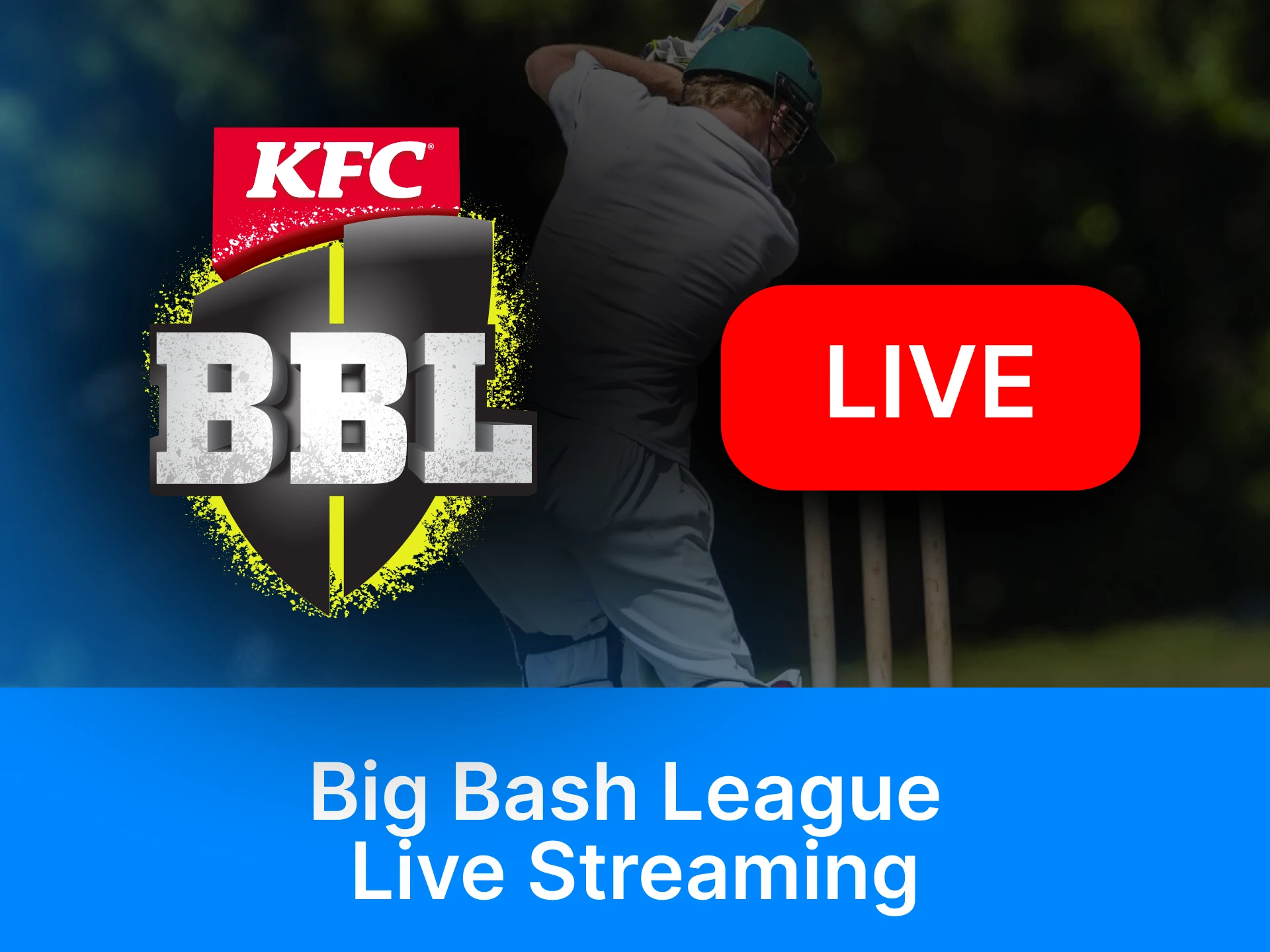 You can follow live matches of BBL online.