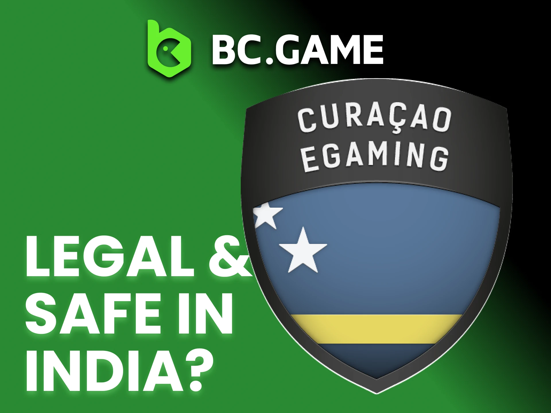 BC Game is fully legal in India.