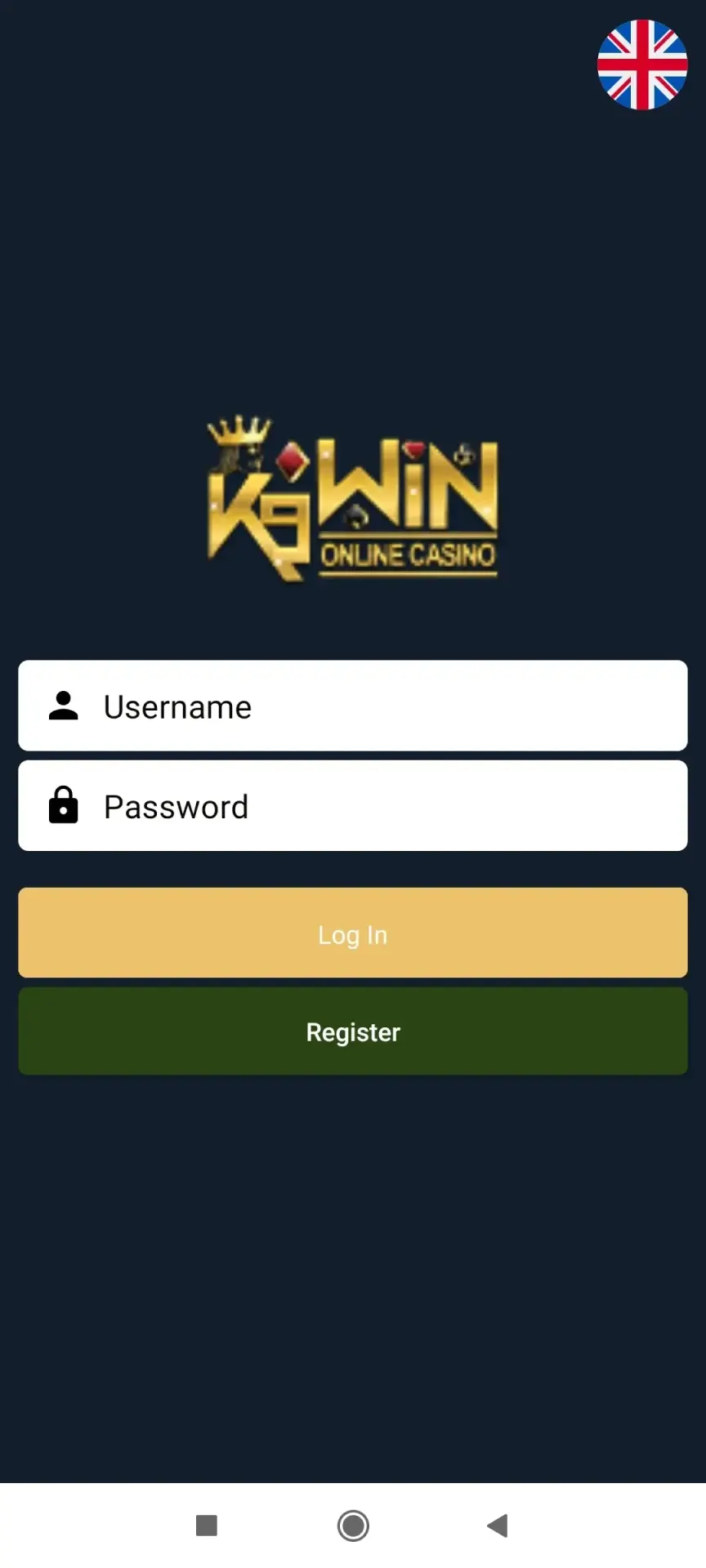 Create a new K9Win account.