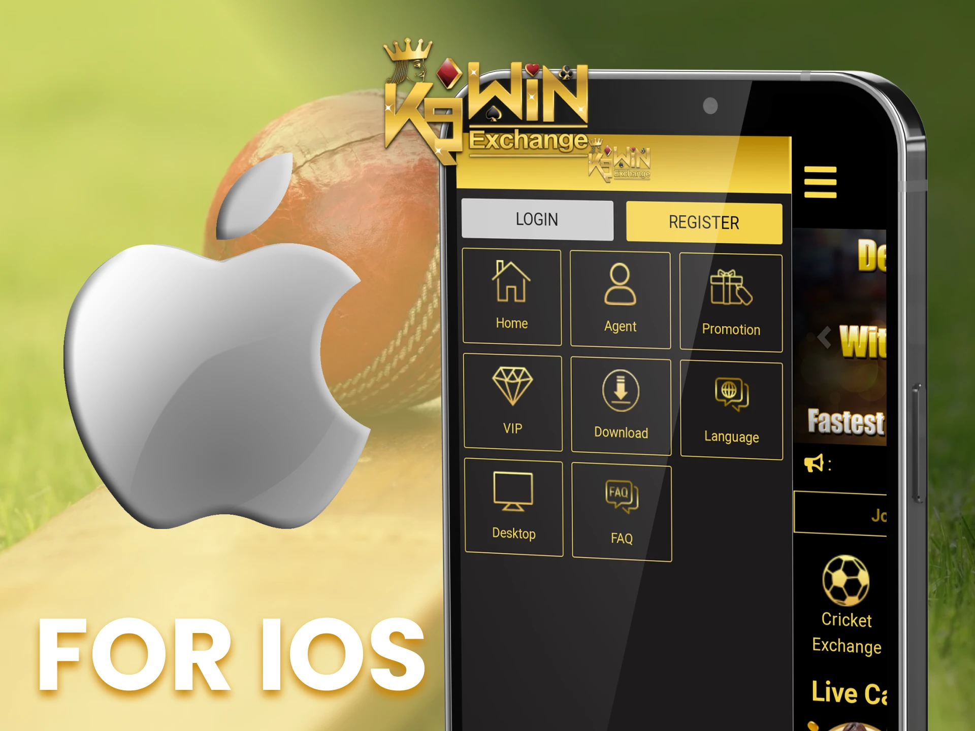 Install the K9Win app by downloading it.