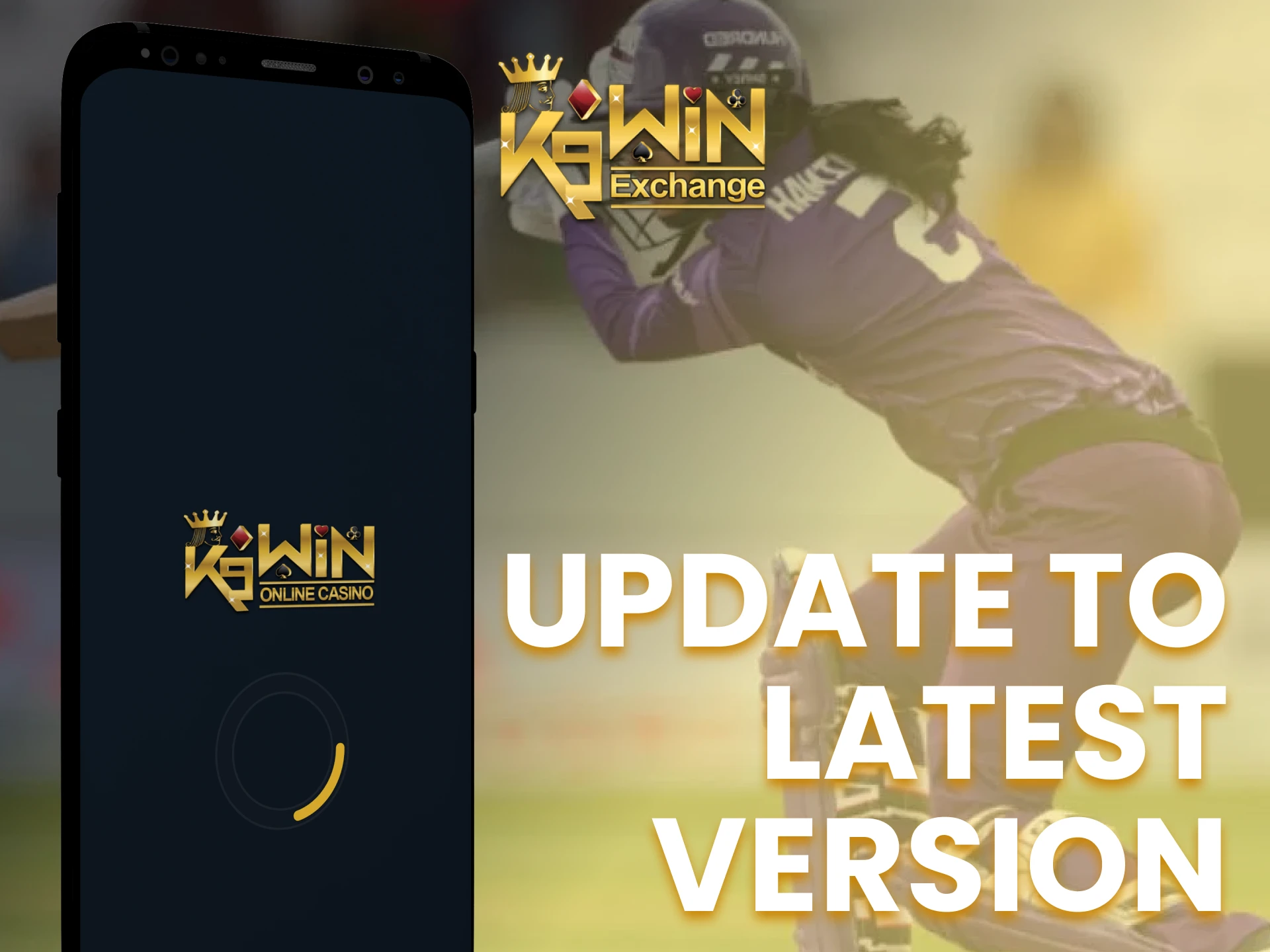 The K9Win app updates automatically after each signing-in.