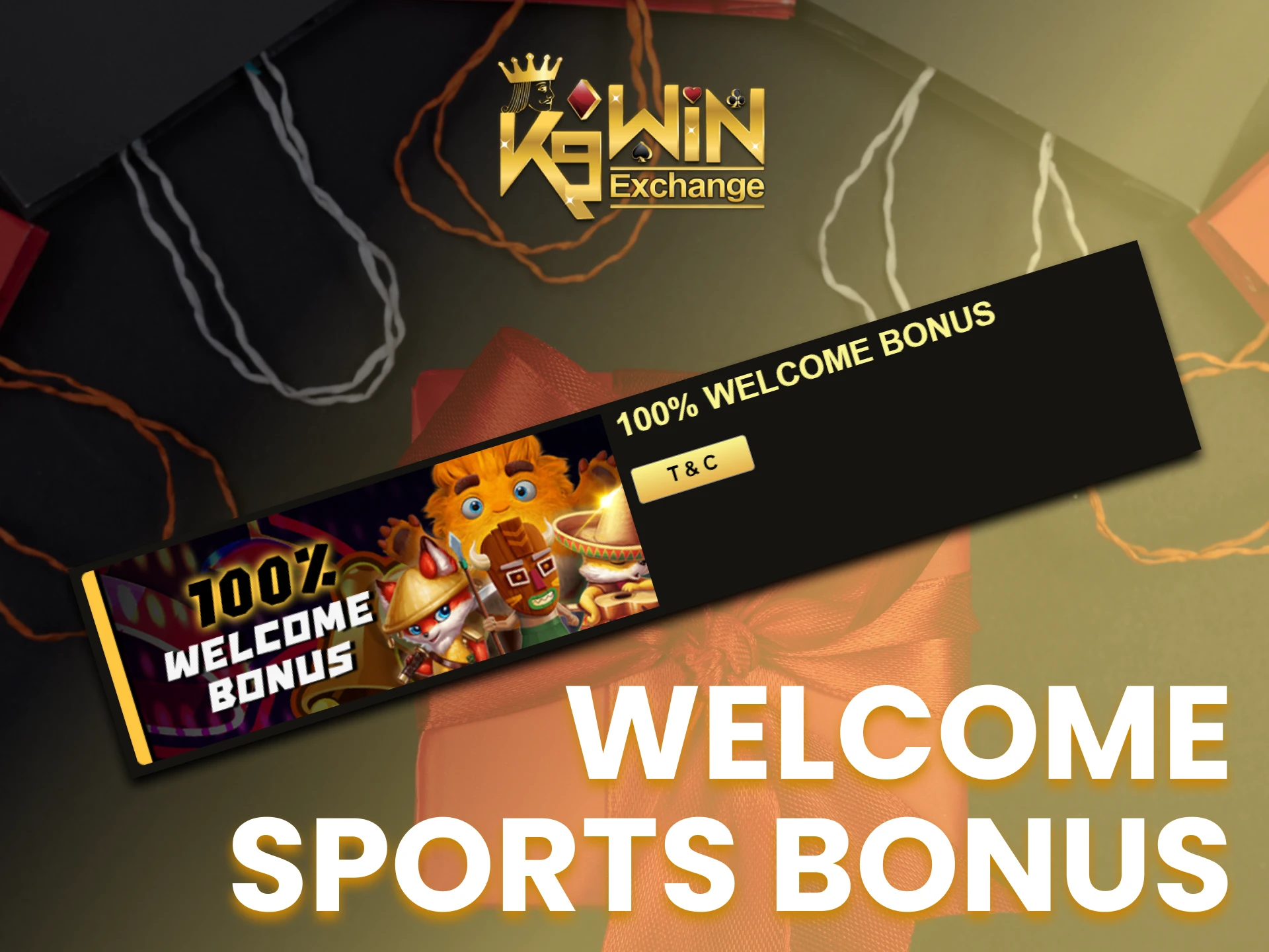 Bet on sports in the K9Win app and get the sports bonus.