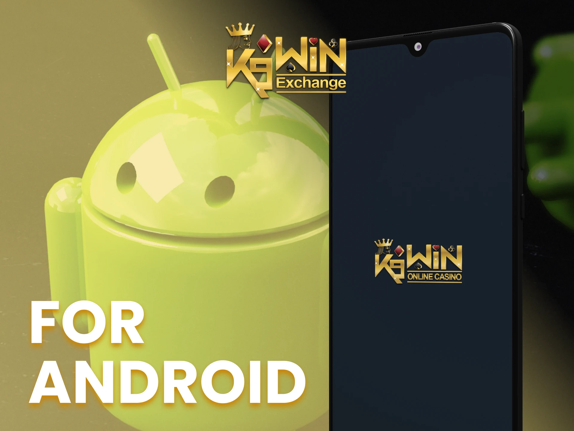 Install the K9Win Android app on your Android device.