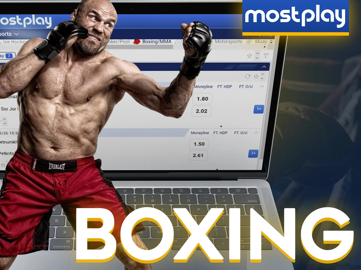 Bet on the most profitable fighters at Mostplay.