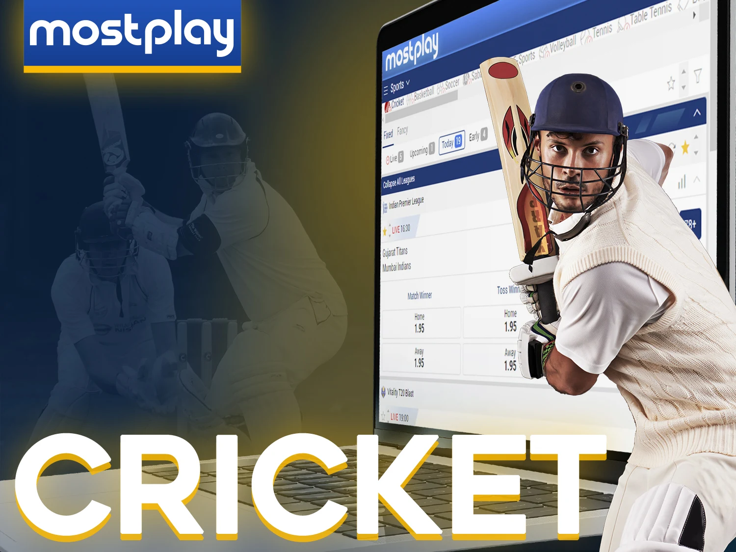 Bet on successful cricket teams at Mostplay.