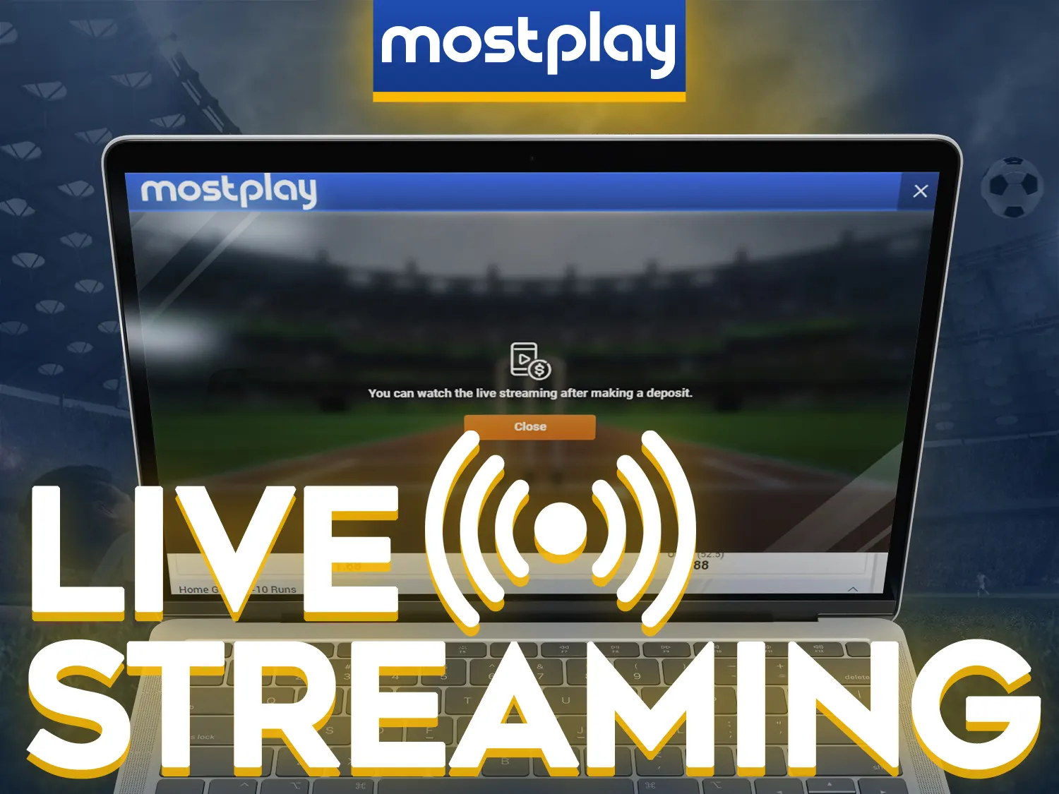 Watch games online on the special Mostplay page.