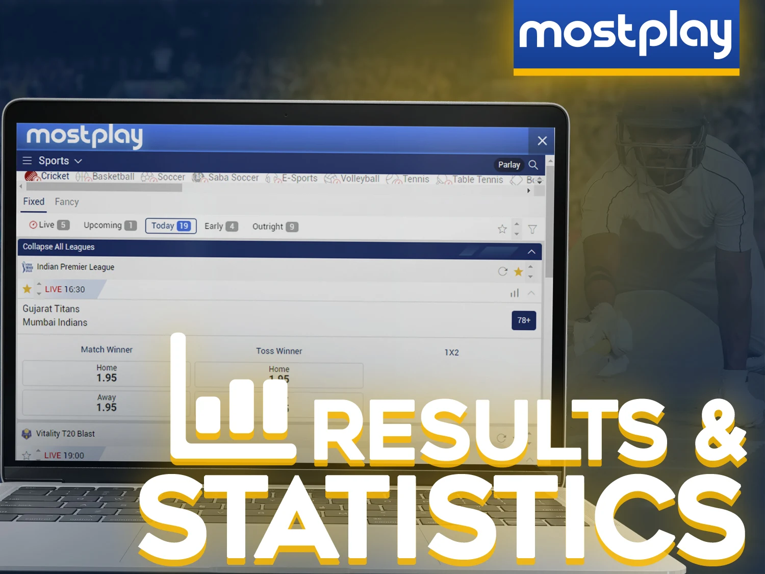 Check the results of previous games on the special Mostplay page.