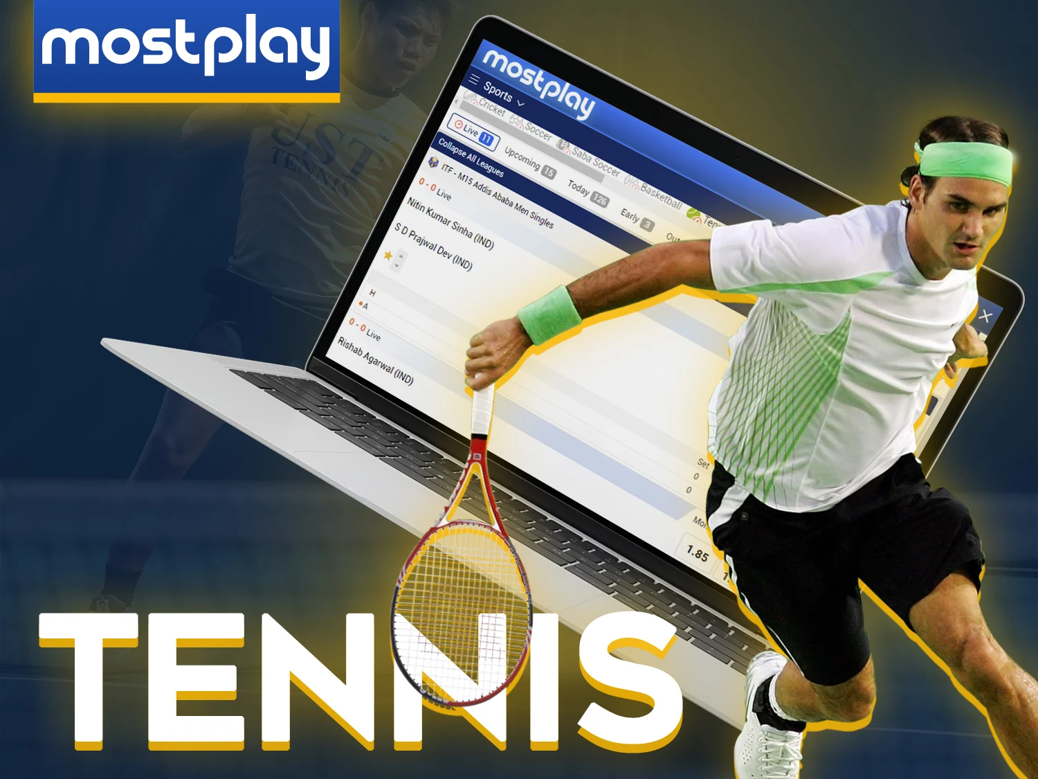 Learn more about tennis betting on the Mostplay sports page.
