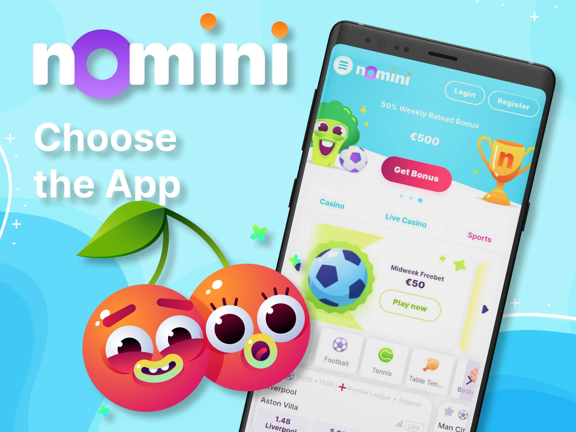 There are many reasons why you should choose the Nomini app.