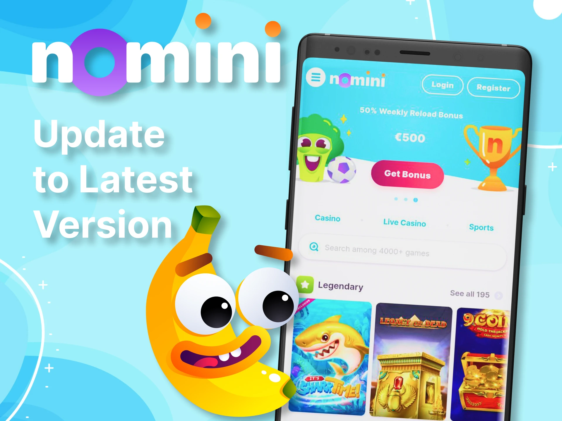 Don't forget to update your Nomini app.