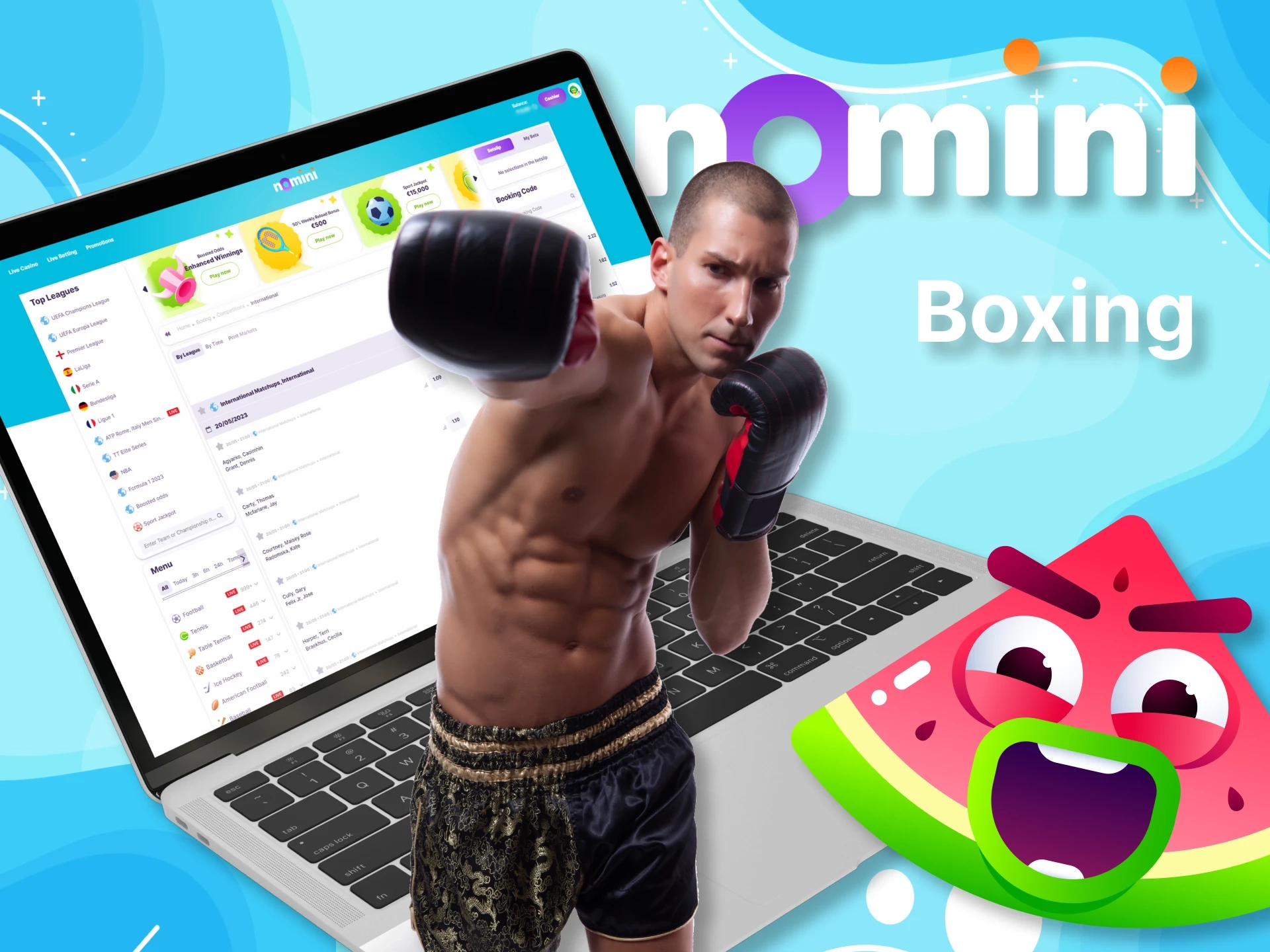 Bet on winning your favourite boxer at Nomini.