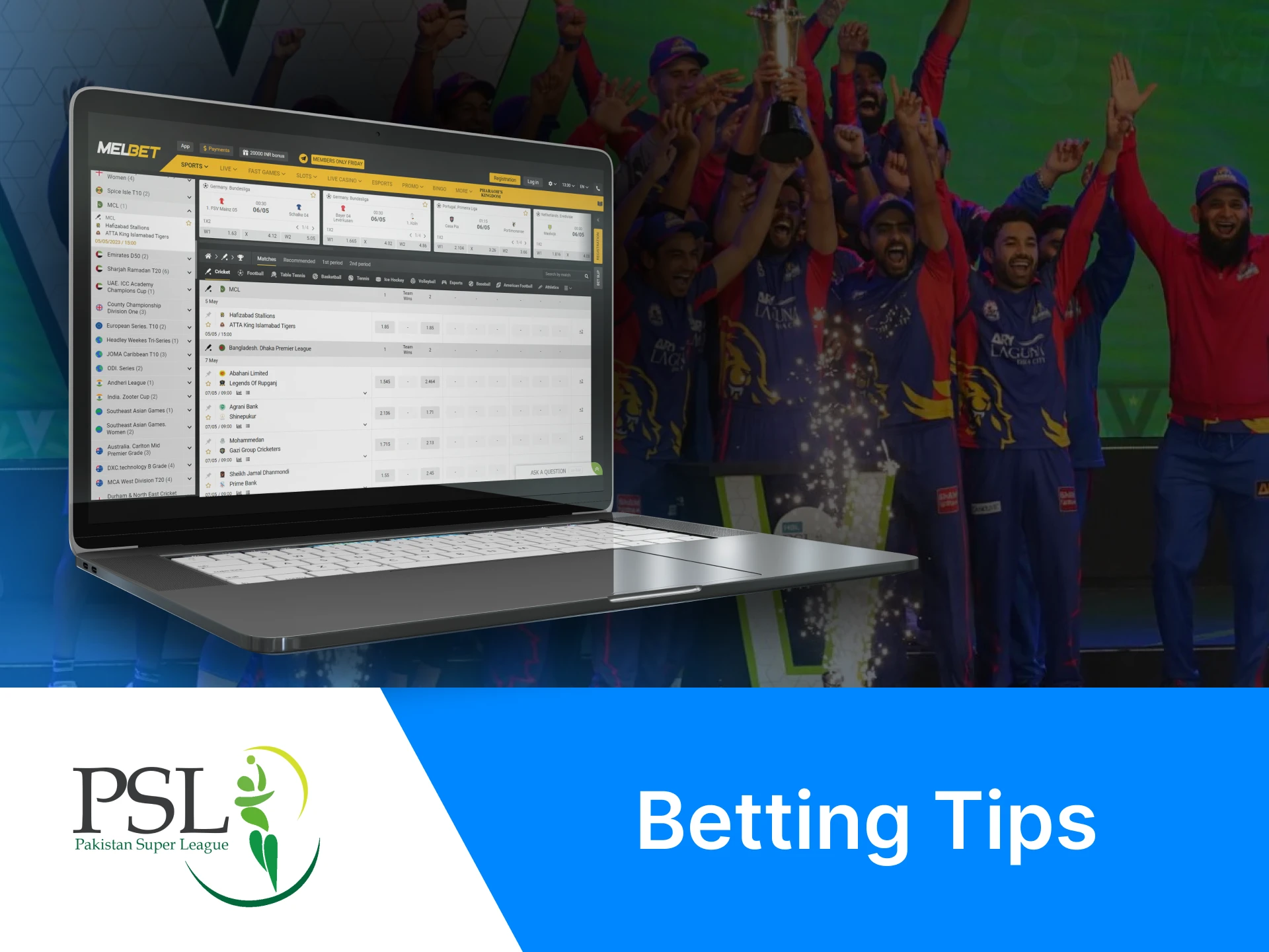 Follow our tips to increase your chances in cricket betting.