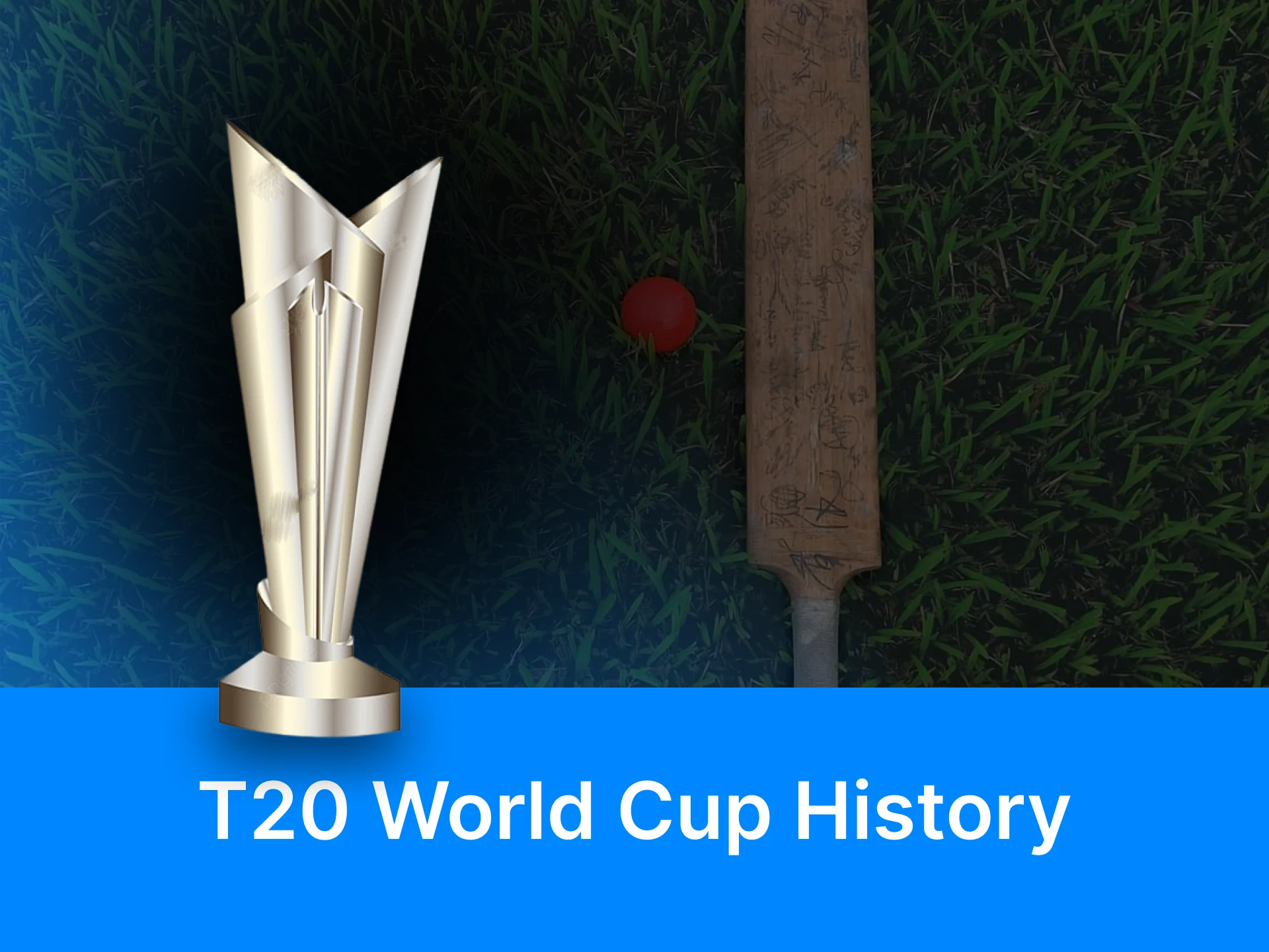 The first ICC World Twenty20 was held in 2007.