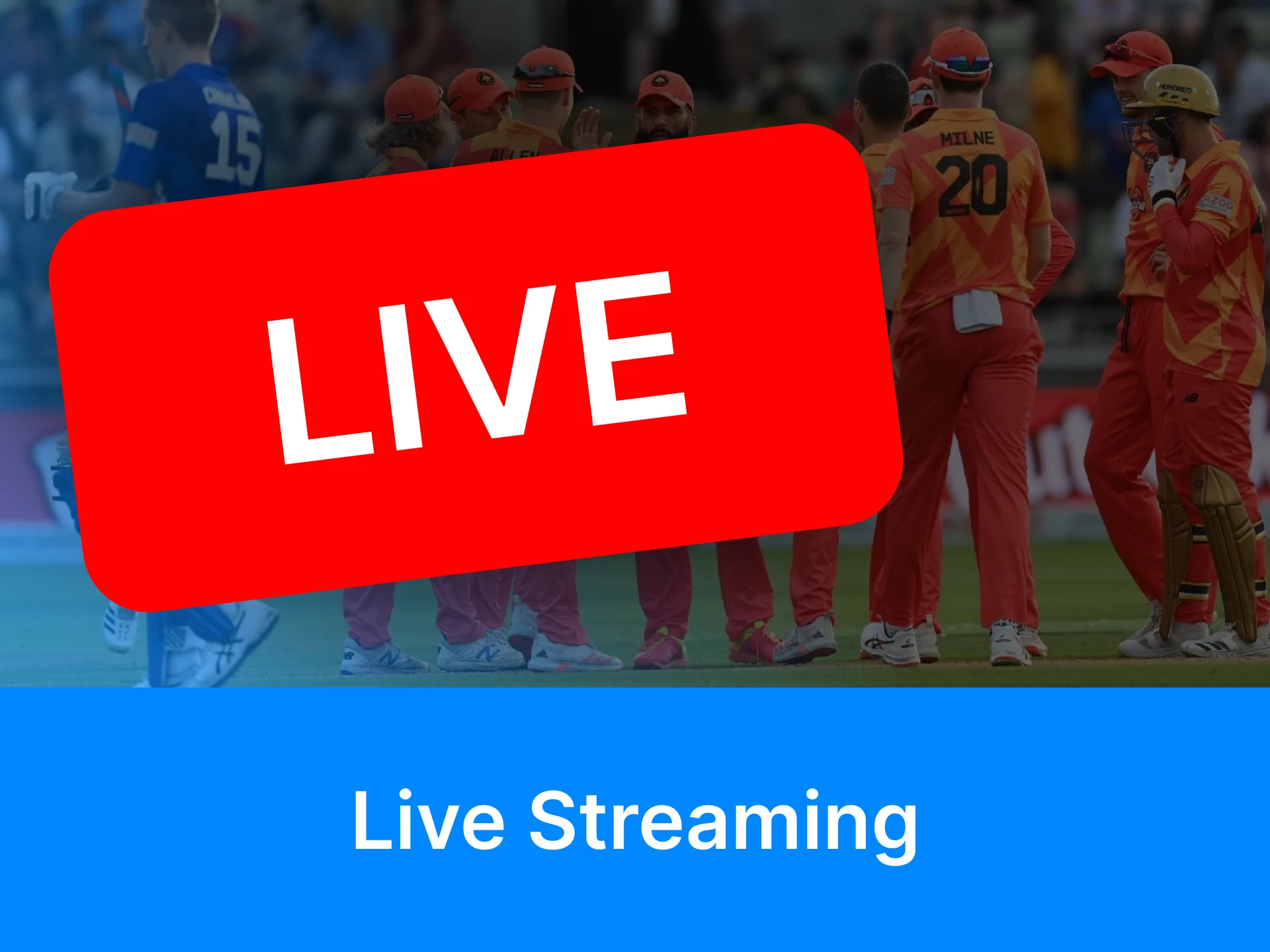 Watch The Hundred games in live format.