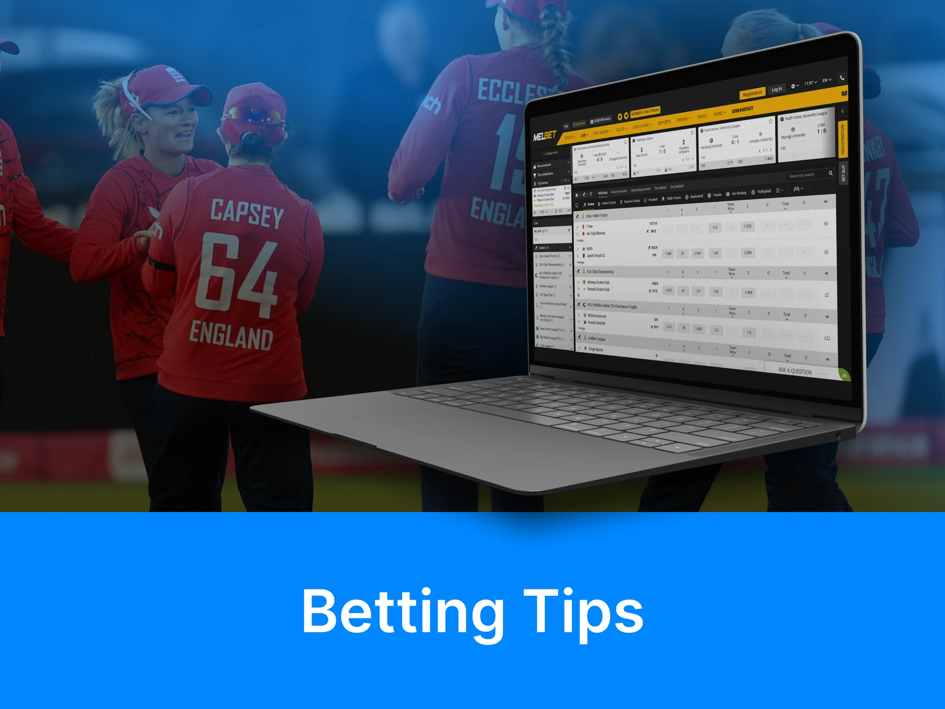 Follow tips to have more chances to increase your profit from betting on the Women's Ashes series.